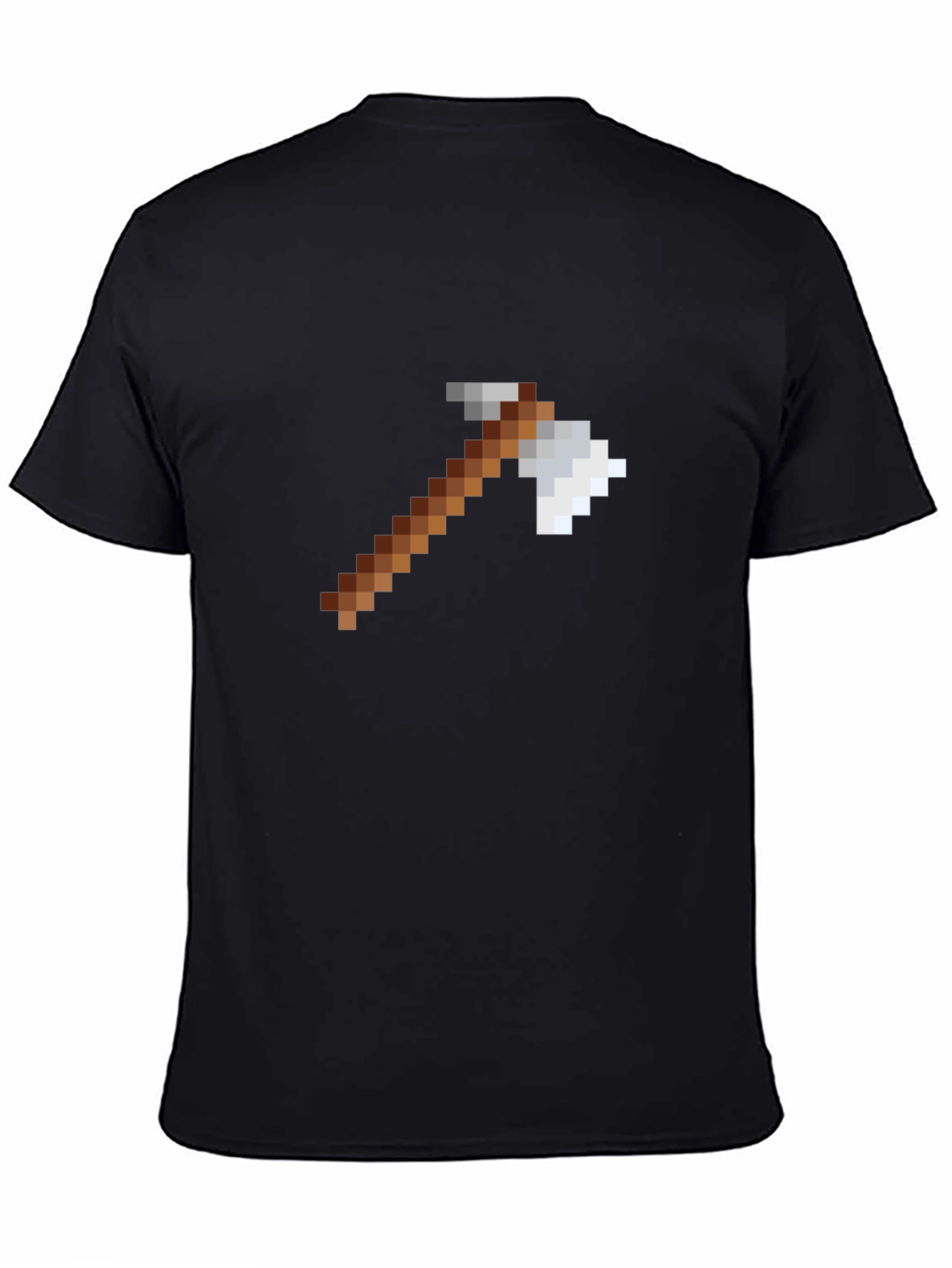 Pixel Axe Graphic Tee - Minecraft Style Shirt