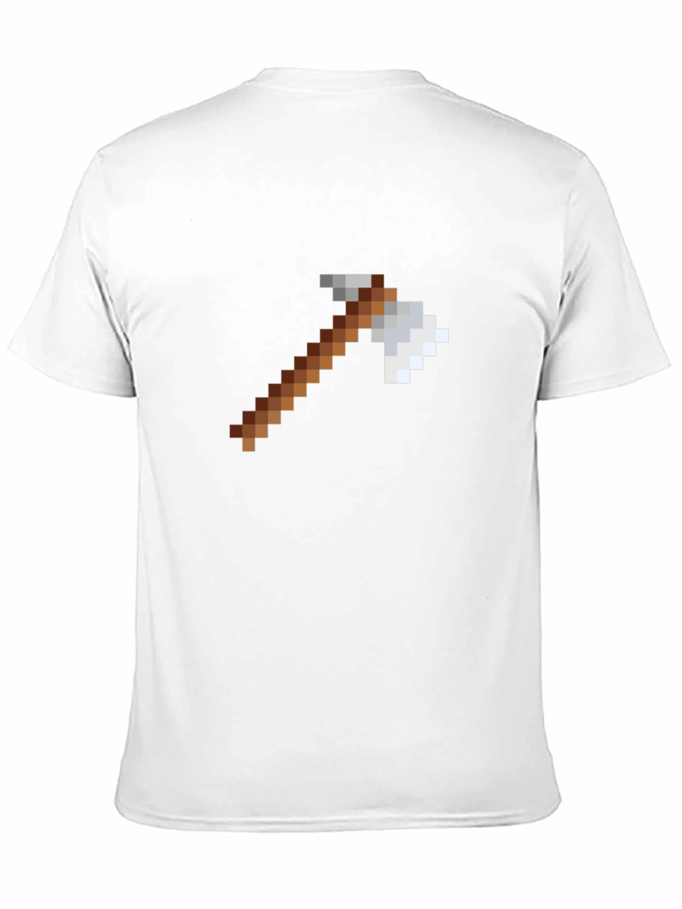 Pixel Axe Graphic Tee - Minecraft Style Shirt