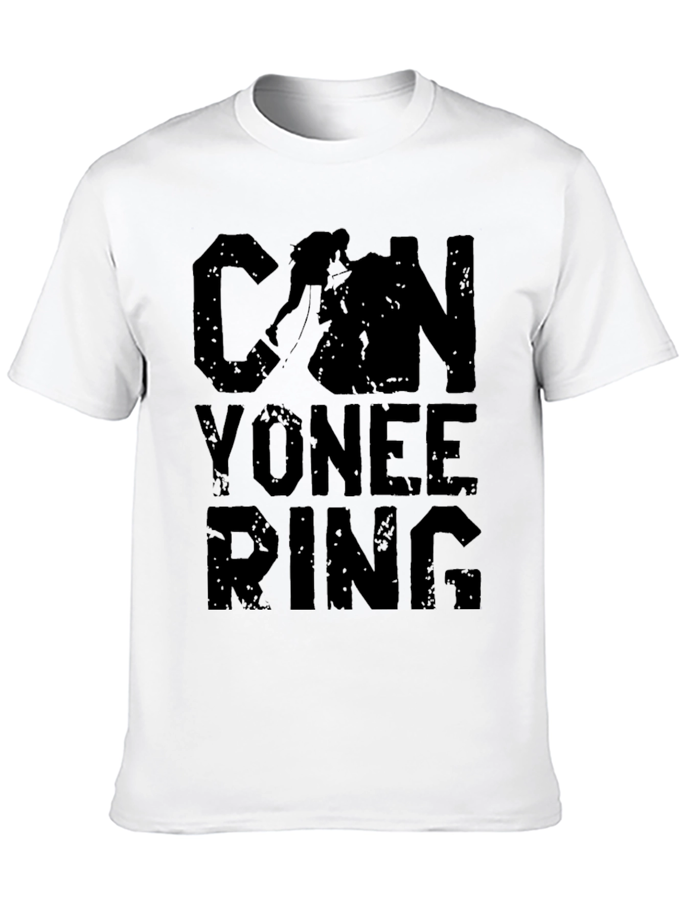 Canyoneering T-Shirt - Black Graphic Tee