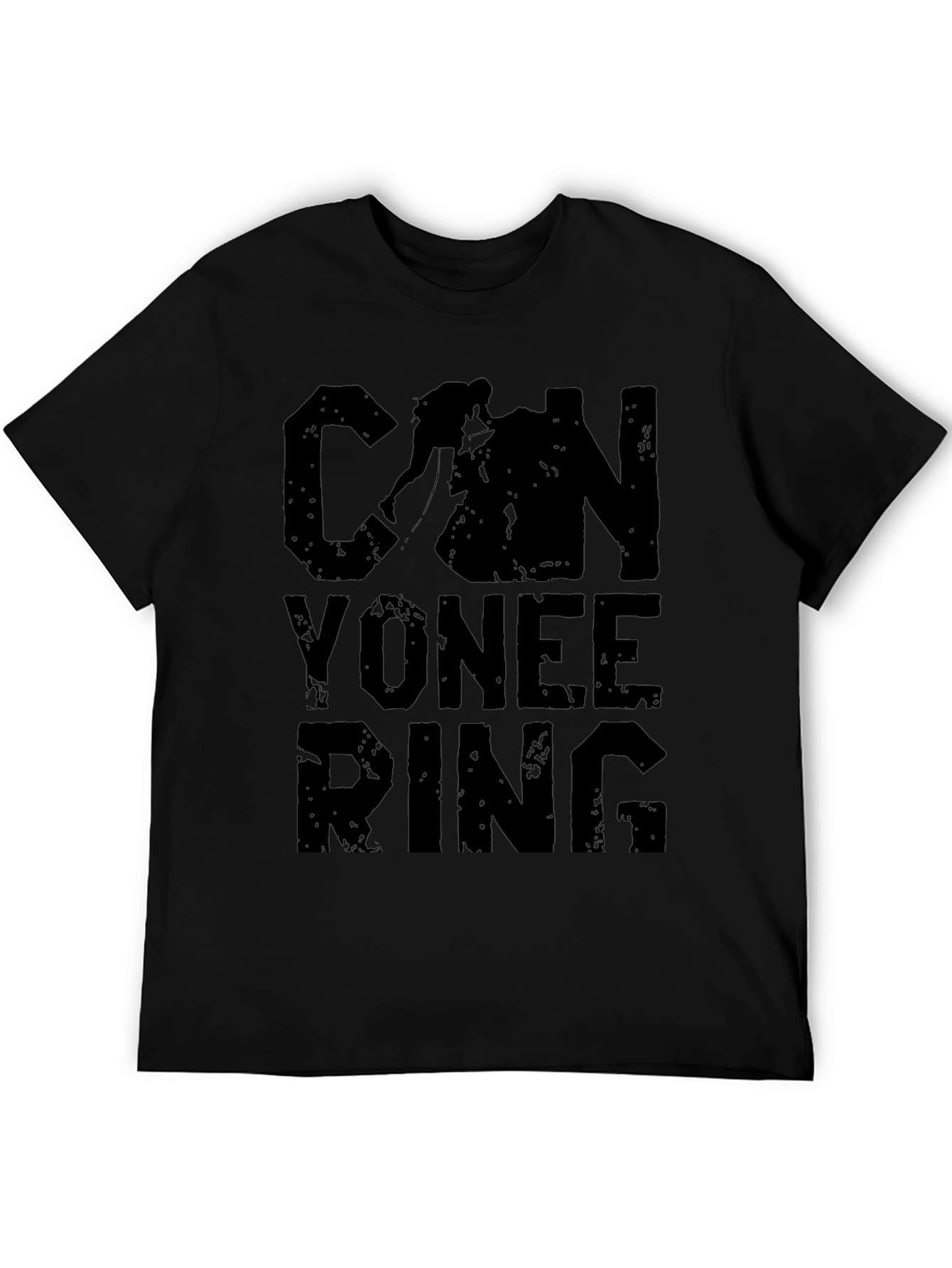 Canyoneering T-Shirt - Black Graphic Tee