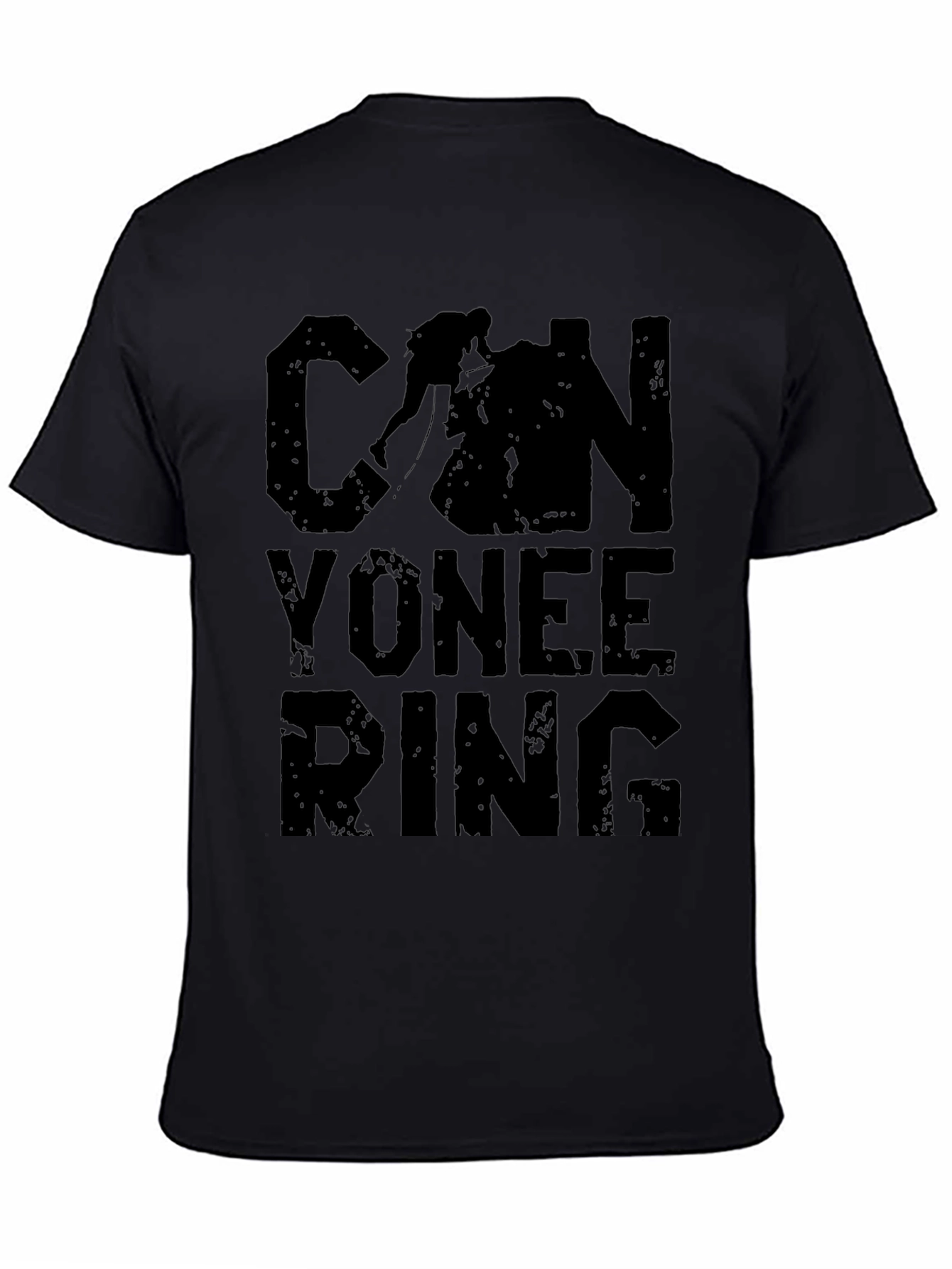 Canyoneering T-Shirt - Black Graphic Tee