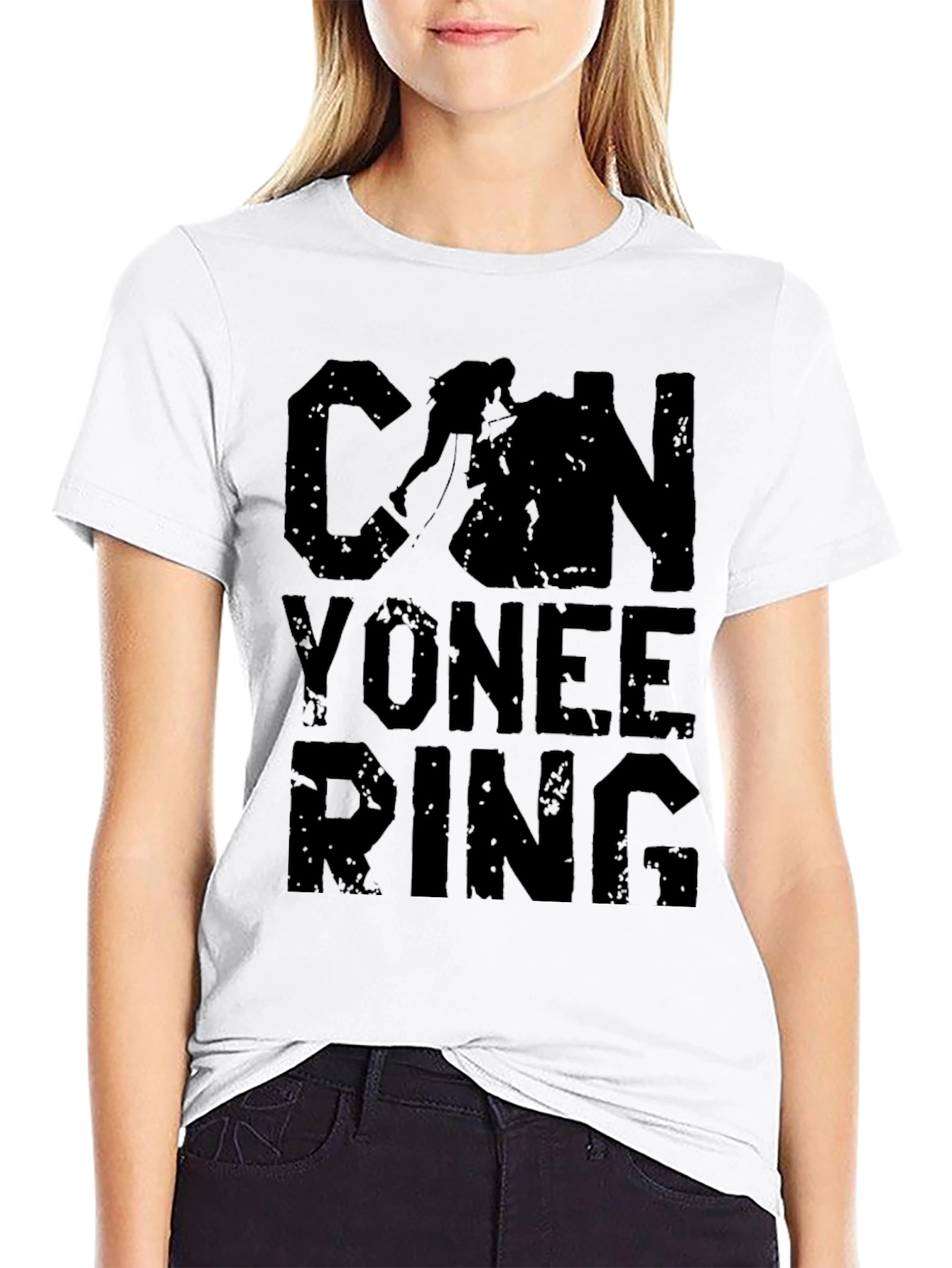 Canyoneering T-Shirt - Black Graphic Tee