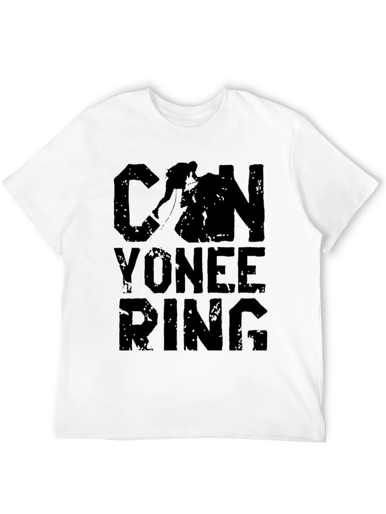 Canyoneering T-Shirt - Black Graphic Tee
