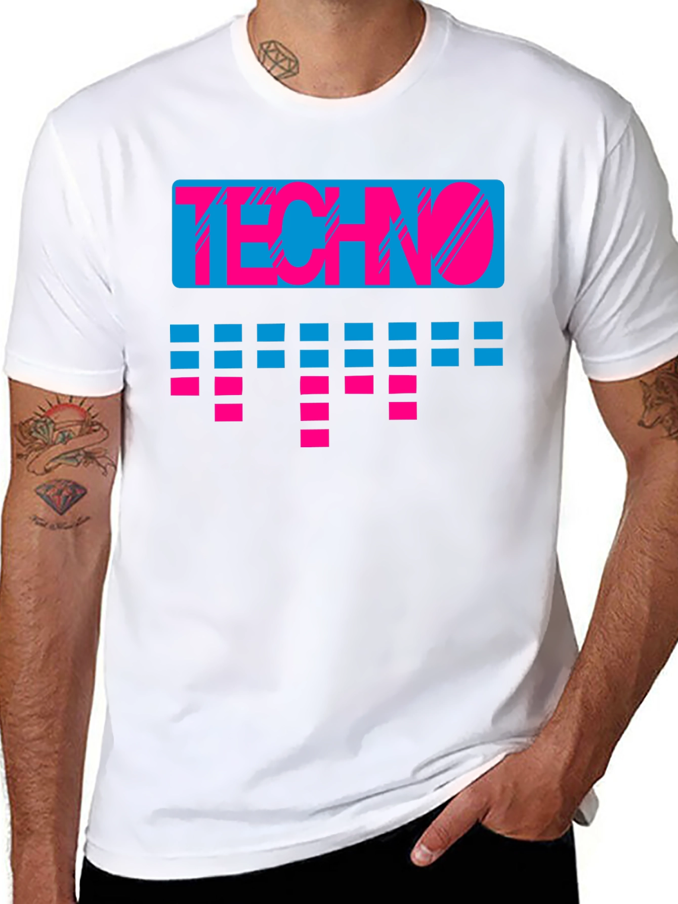 Retro Techno Graphic Tee