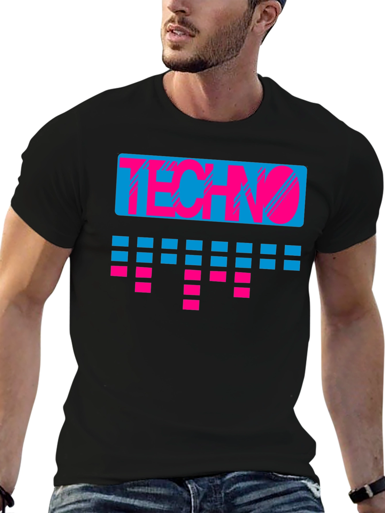 Retro Techno Graphic Tee