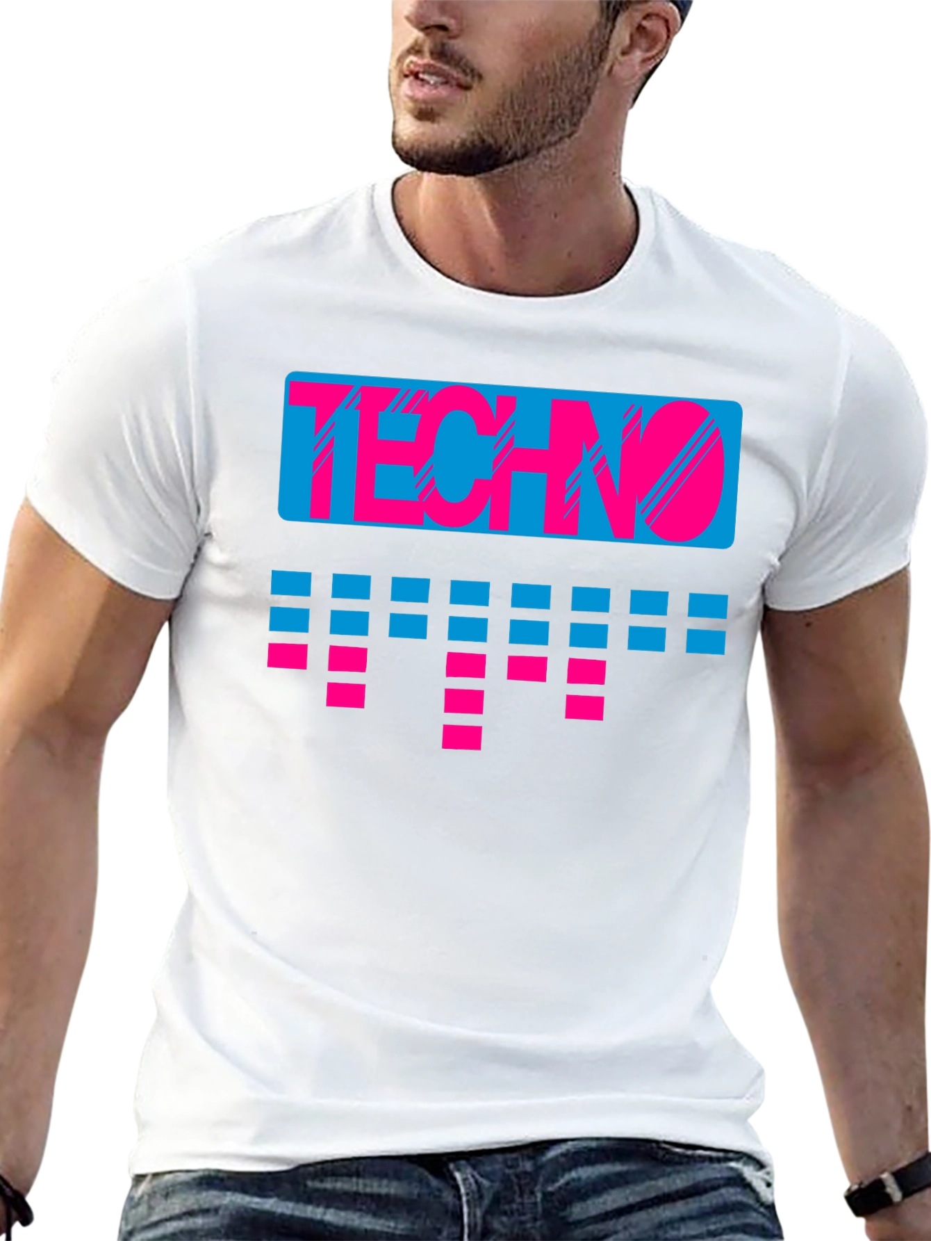 Retro Techno Graphic Tee