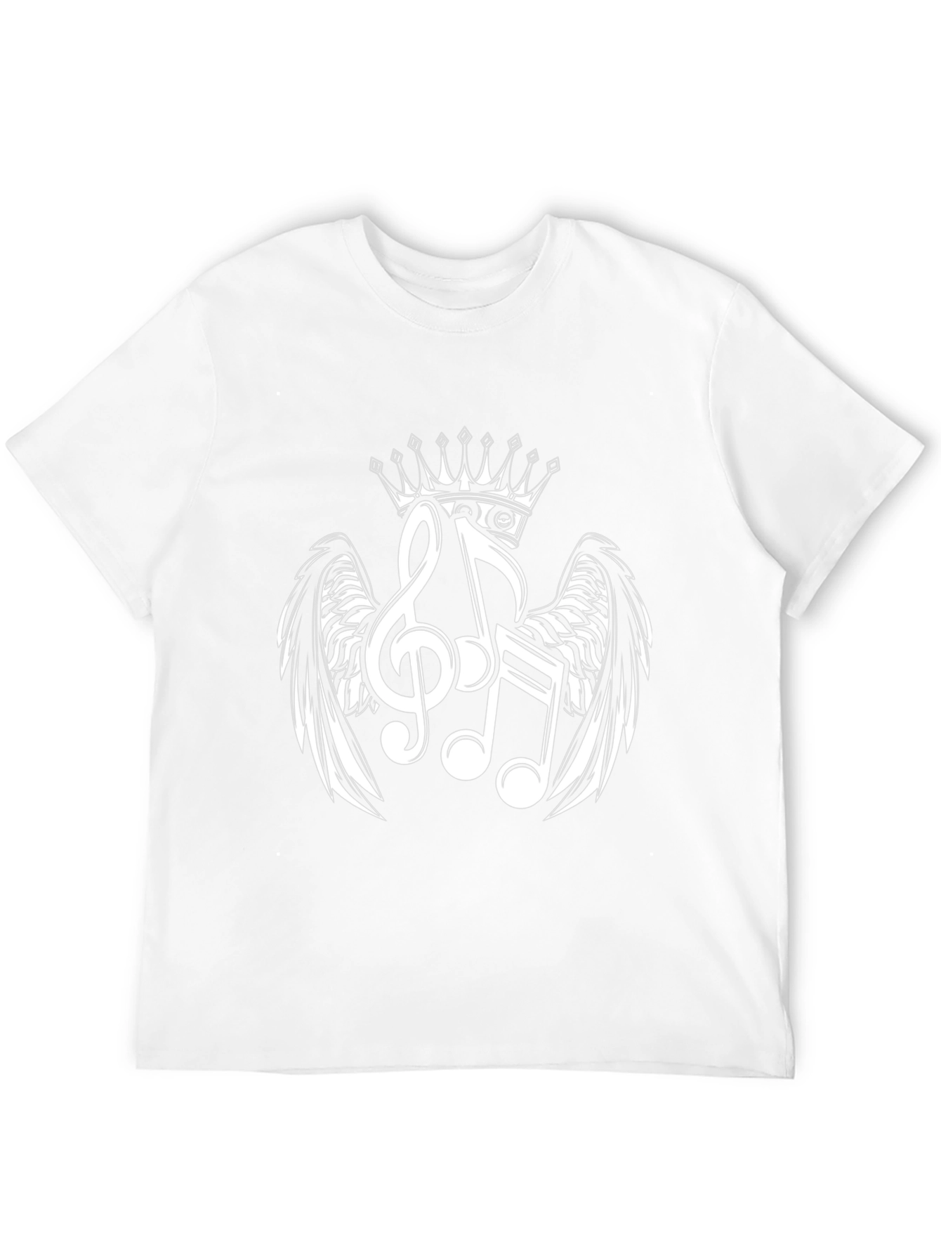 Musical Crown T-Shirt - Black Graphic Tee