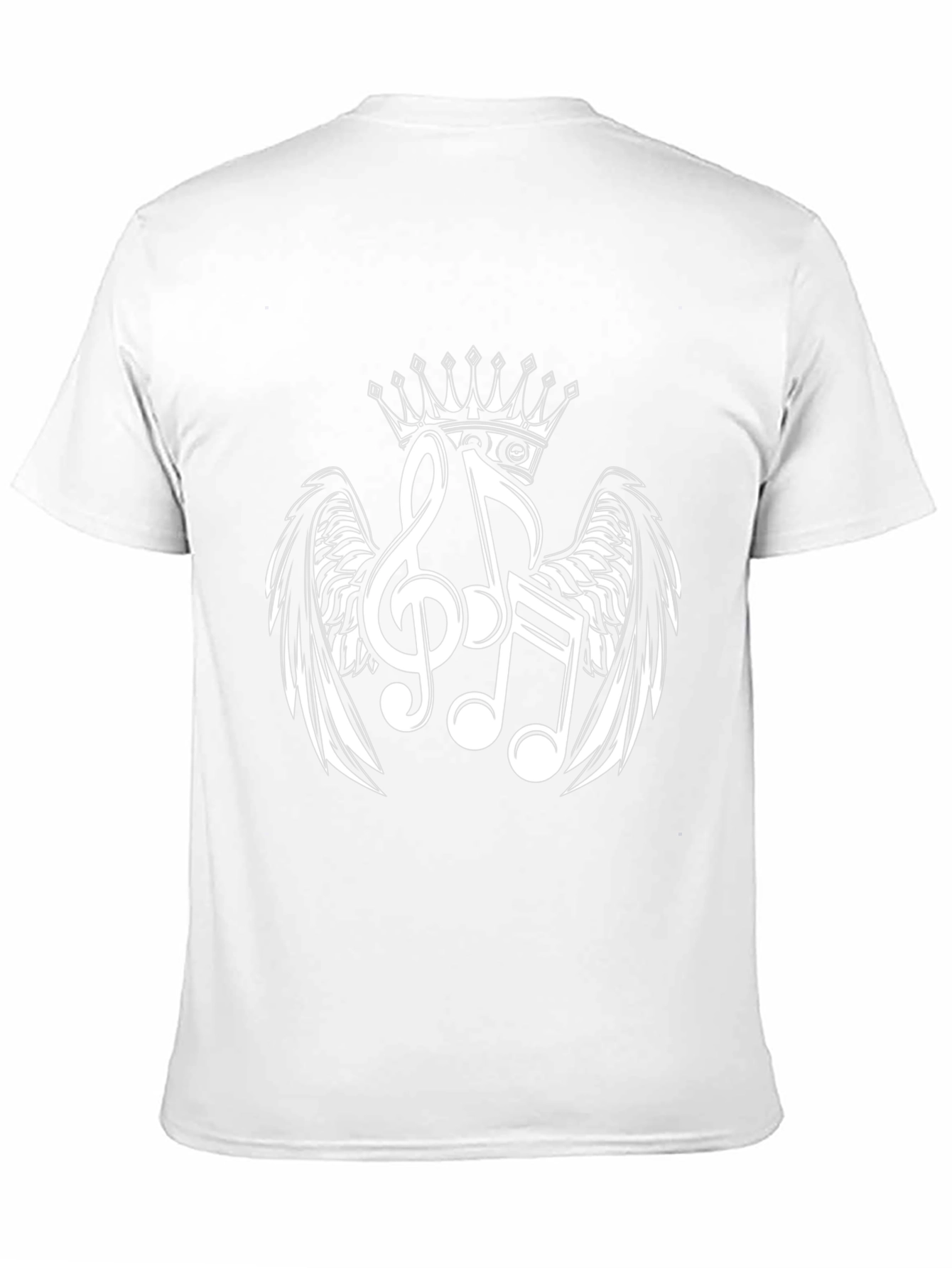 Musical Crown T-Shirt - Black Graphic Tee
