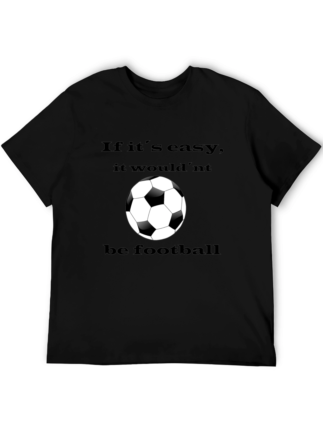 Soccer Ball Graphic T-Shirt - Football Fan Tee