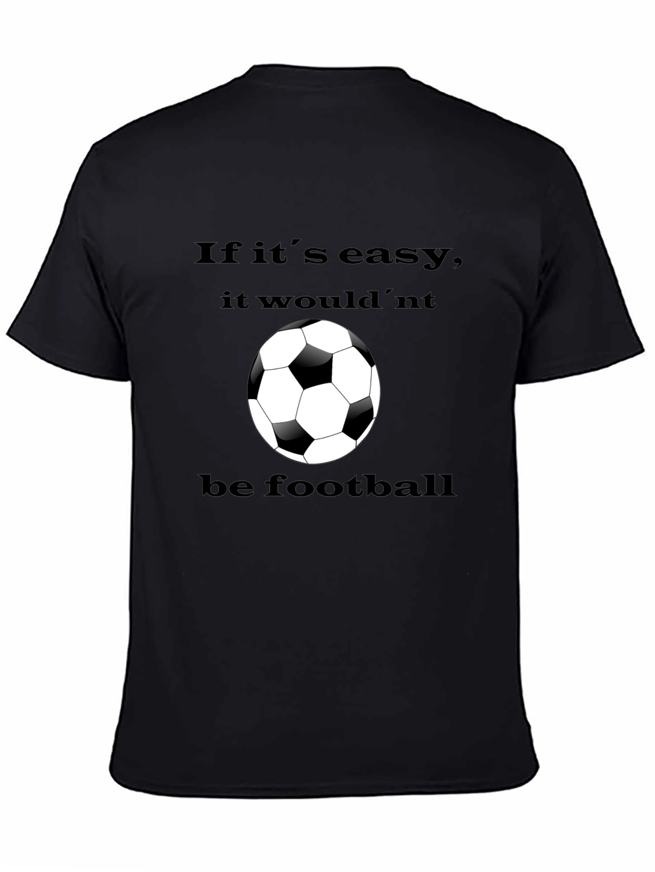 Soccer Ball Graphic T-Shirt - Football Fan Tee
