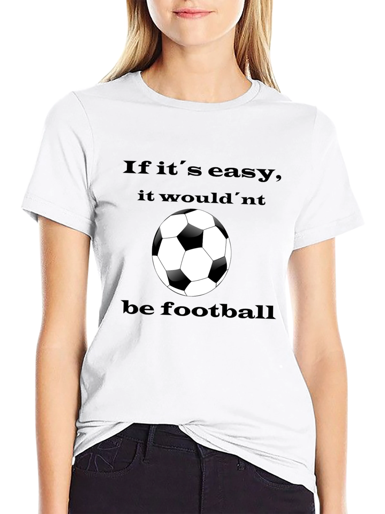 Soccer Ball Graphic T-Shirt - Football Fan Tee