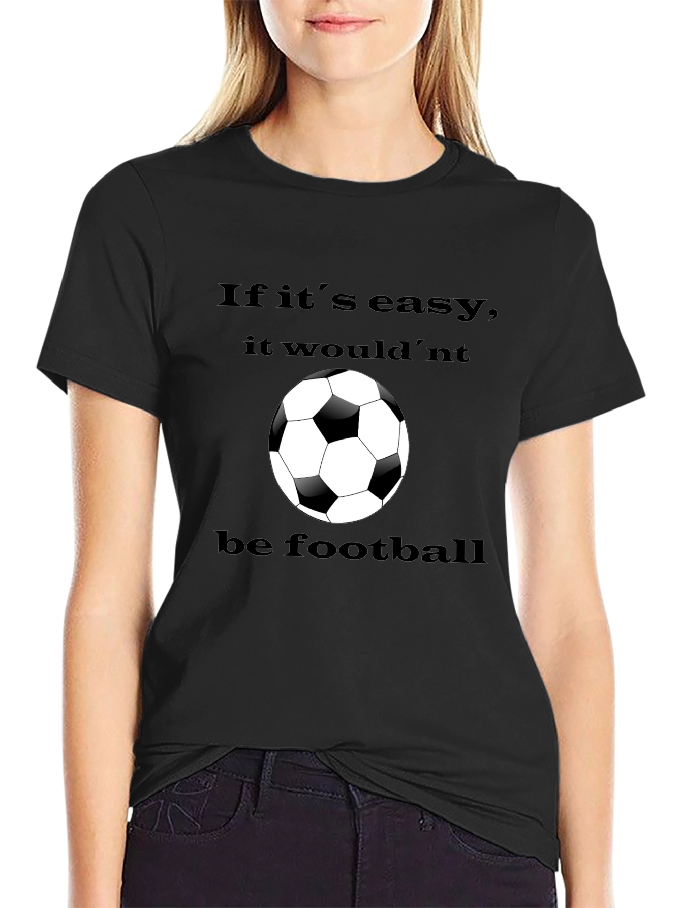 Soccer Ball Graphic T-Shirt - Football Fan Tee