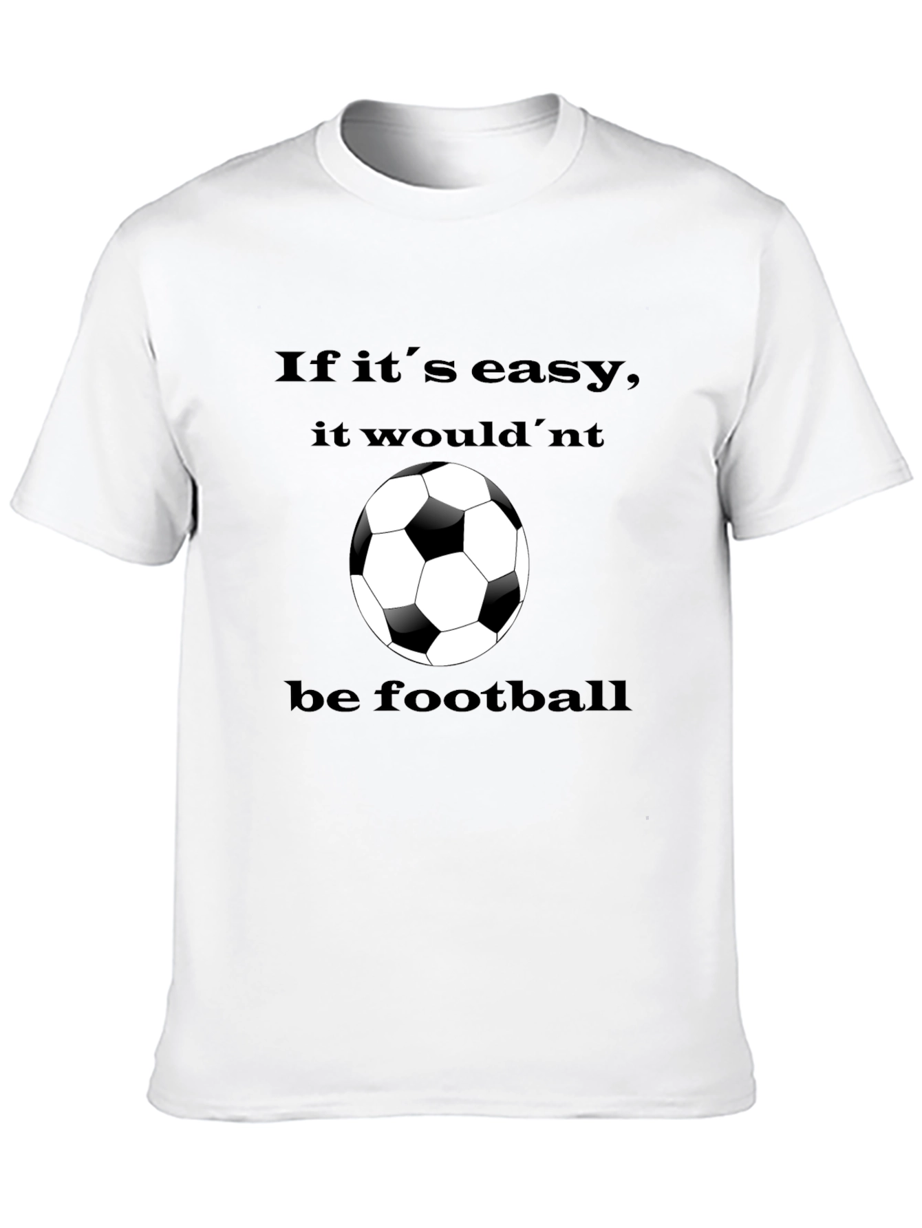 Soccer Ball Graphic T-Shirt - Football Fan Tee