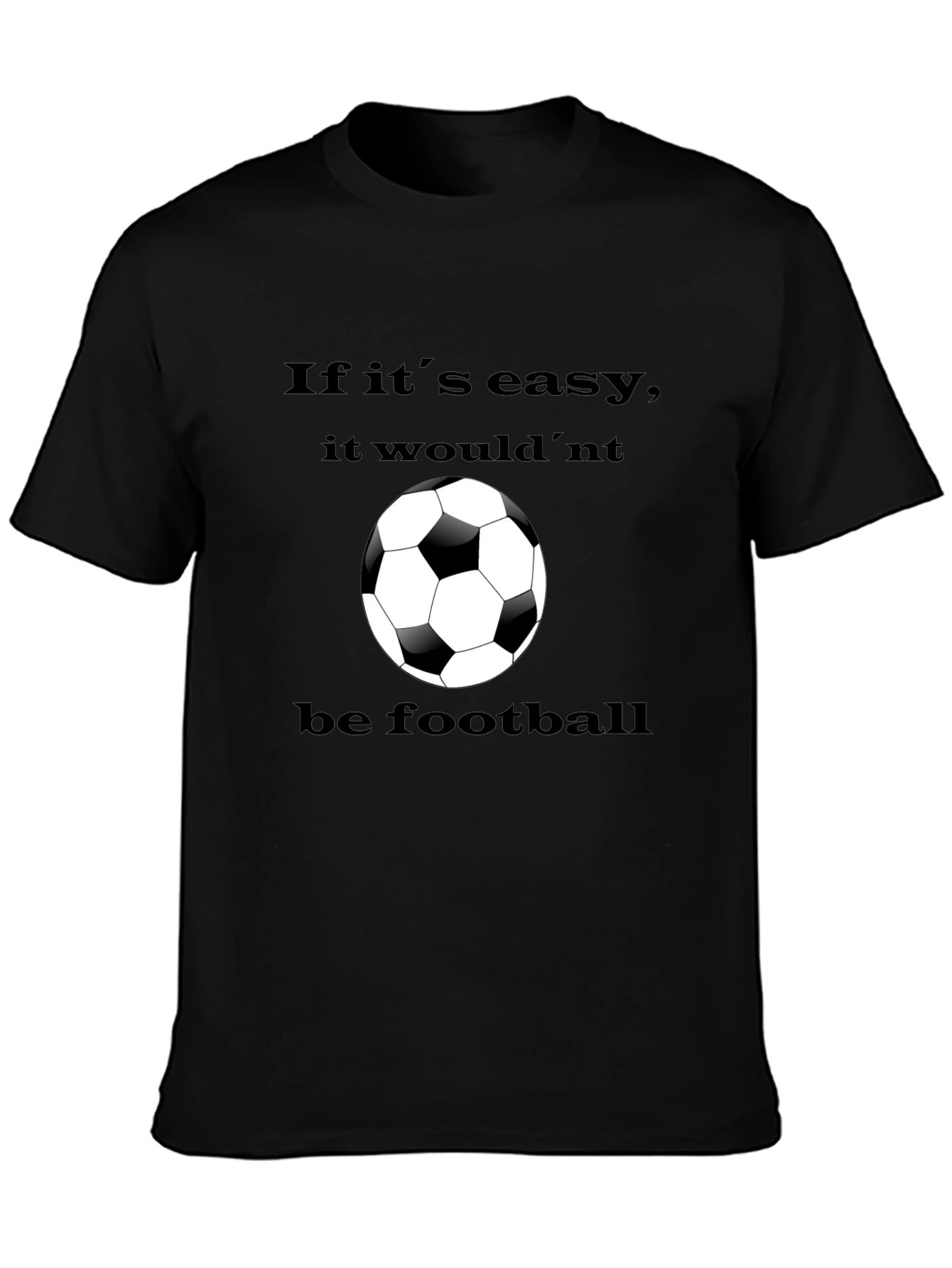 Soccer Ball Graphic T-Shirt - Football Fan Tee