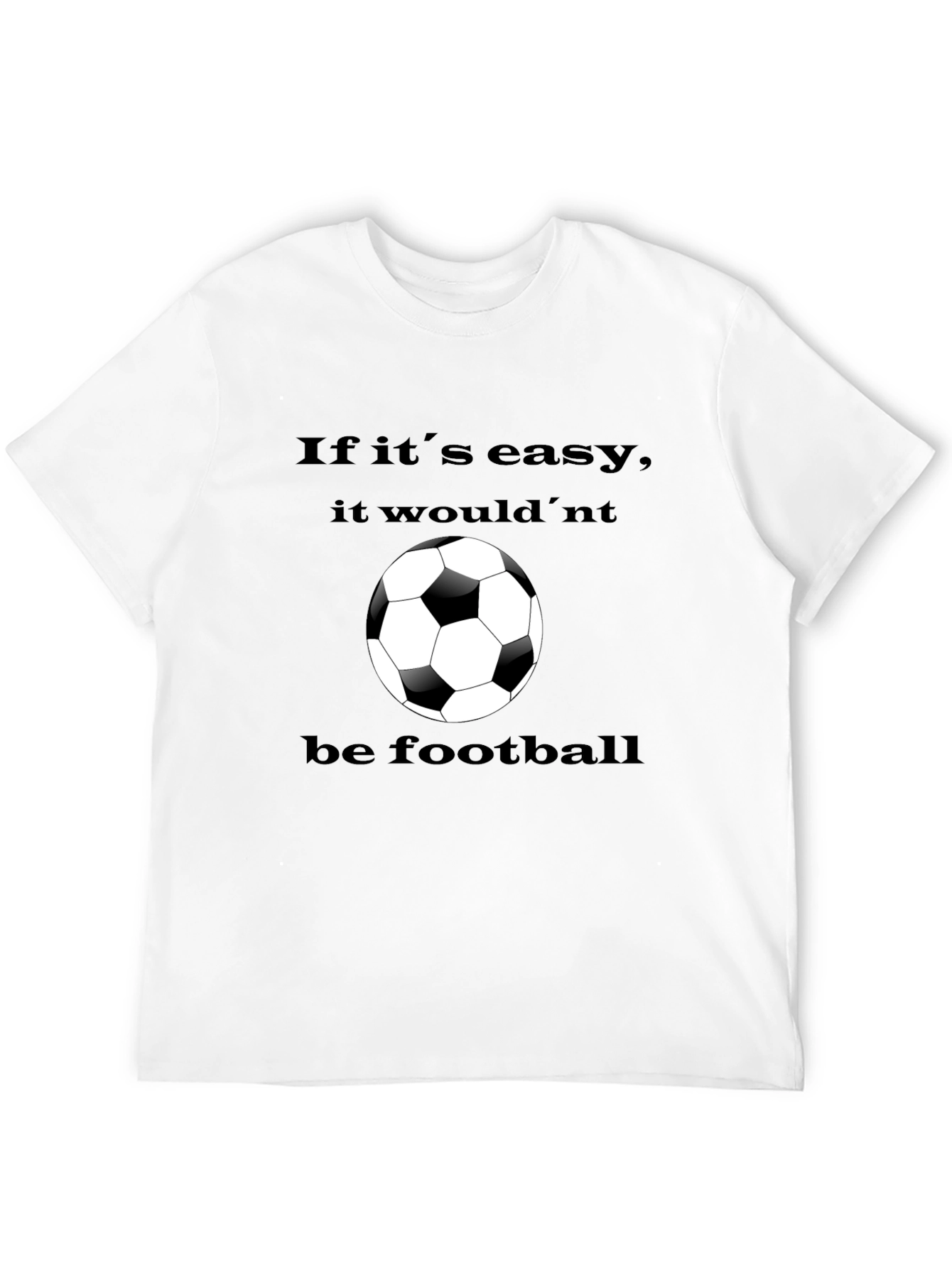 Soccer Ball Graphic T-Shirt - Football Fan Tee
