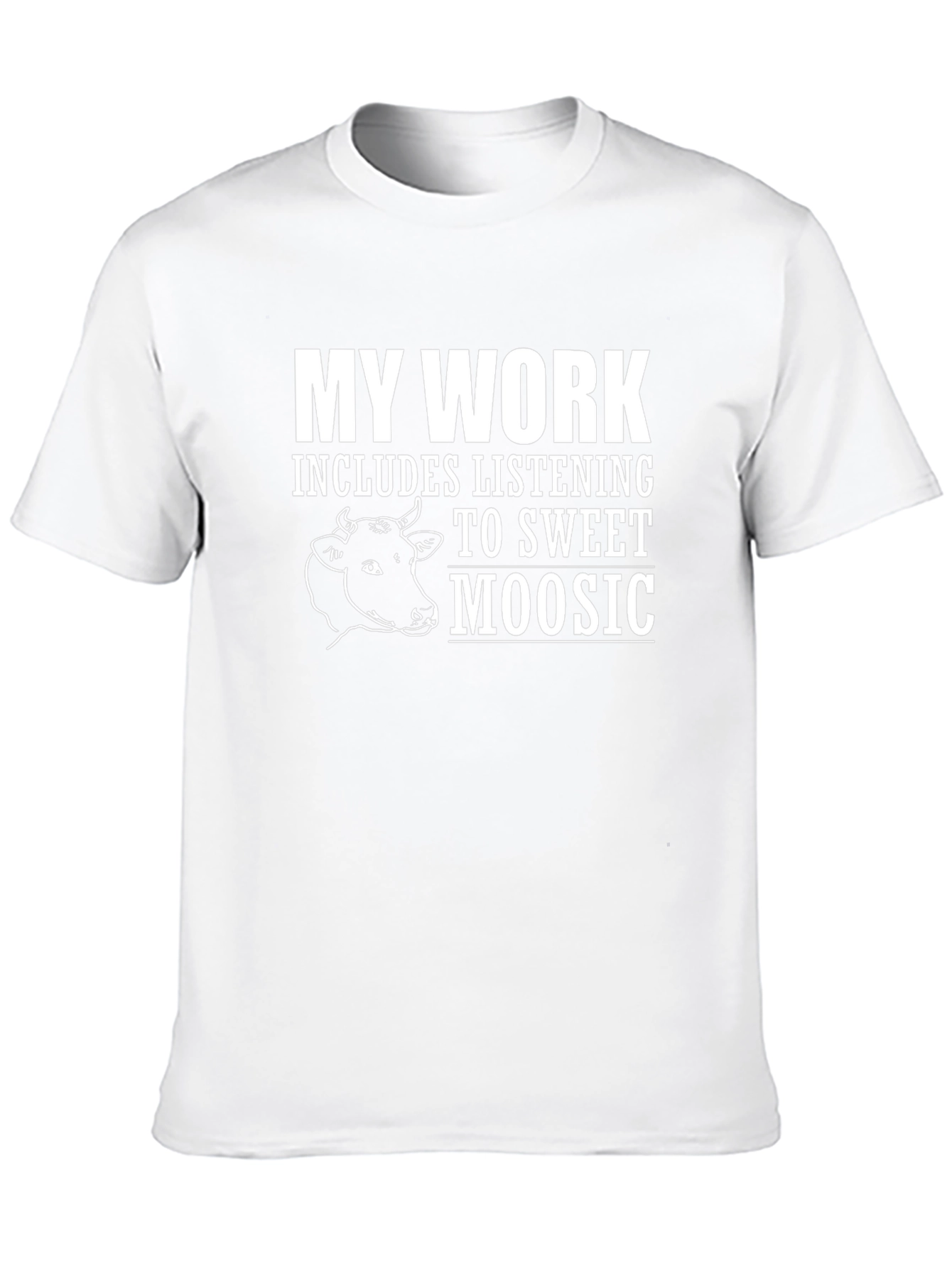 Sweet Moosic T-Shirt | Funny Cow Lover Tee