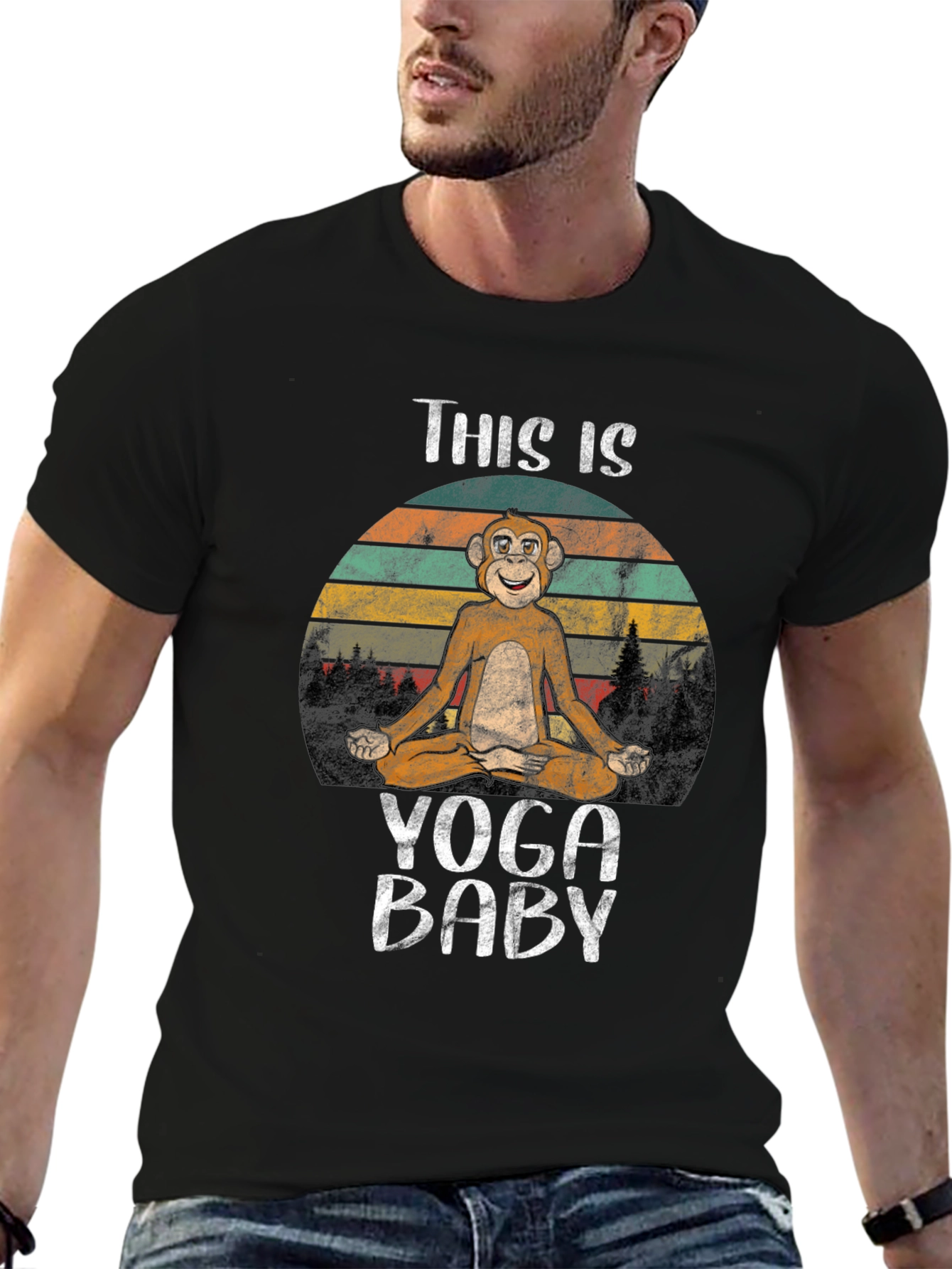 Yoga Monkey T-Shirt: Zen Baby Tee