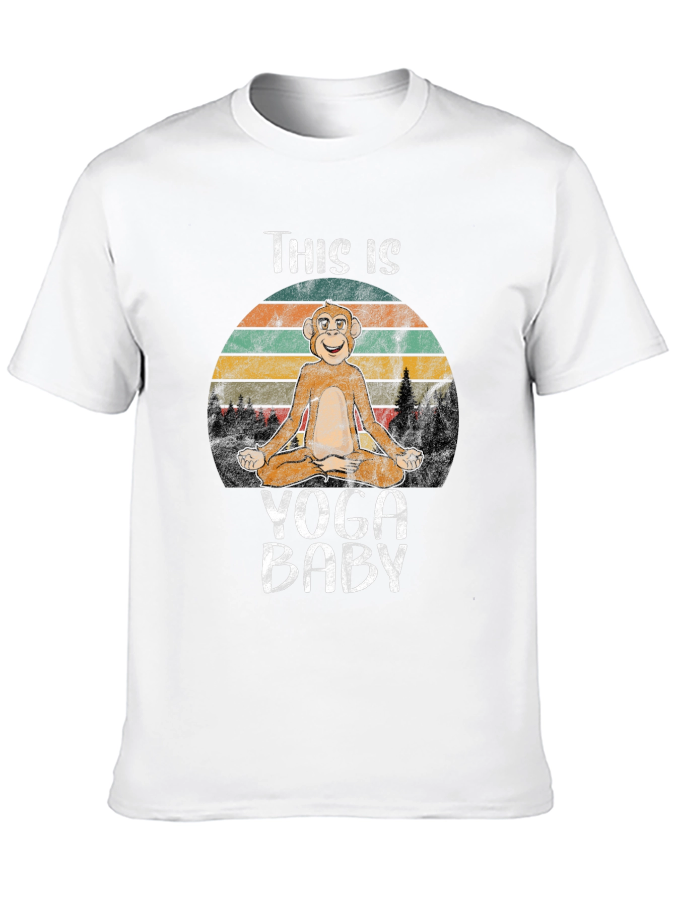 Yoga Monkey T-Shirt: Zen Baby Tee
