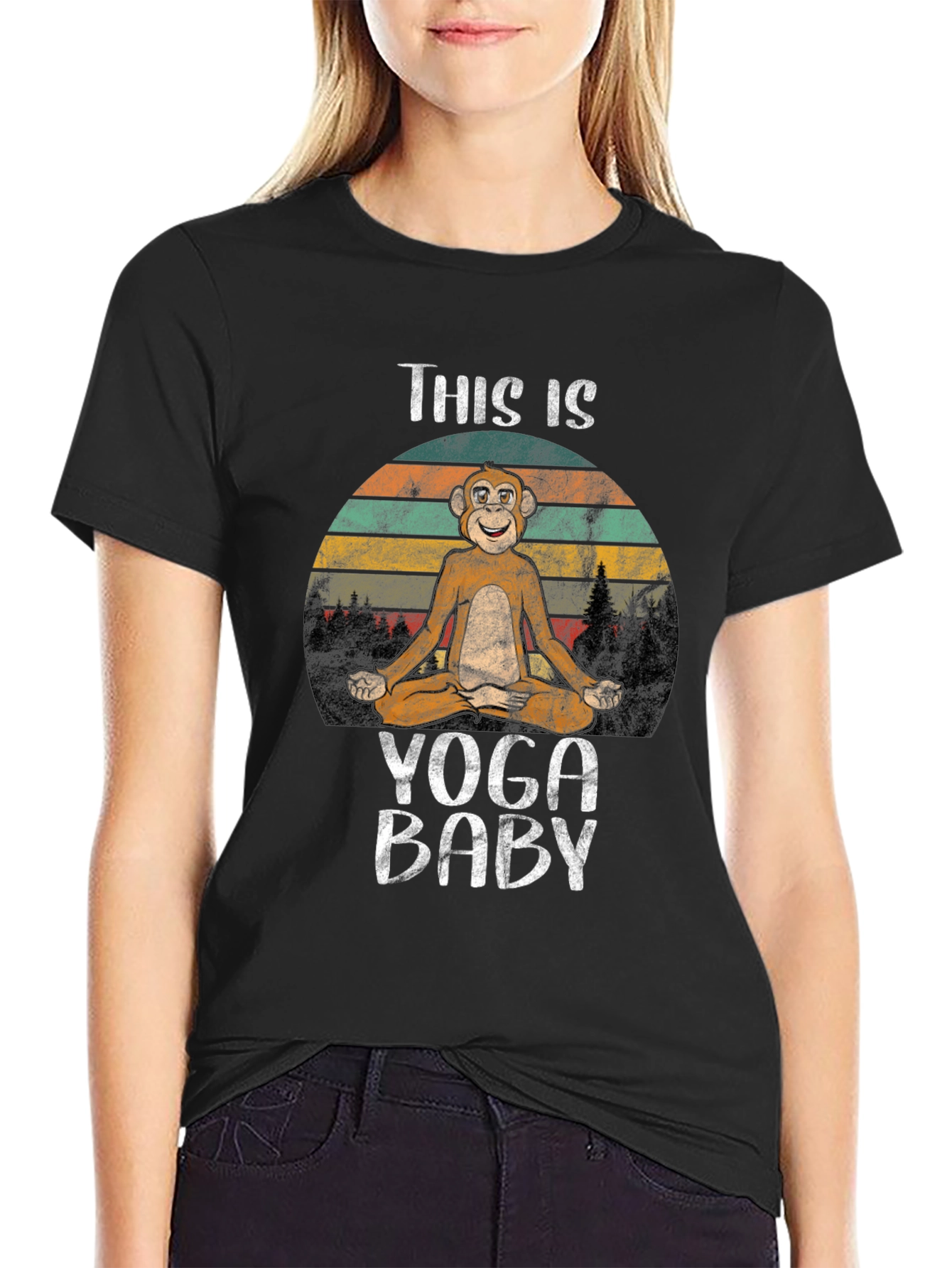 Yoga Monkey T-Shirt: Zen Baby Tee