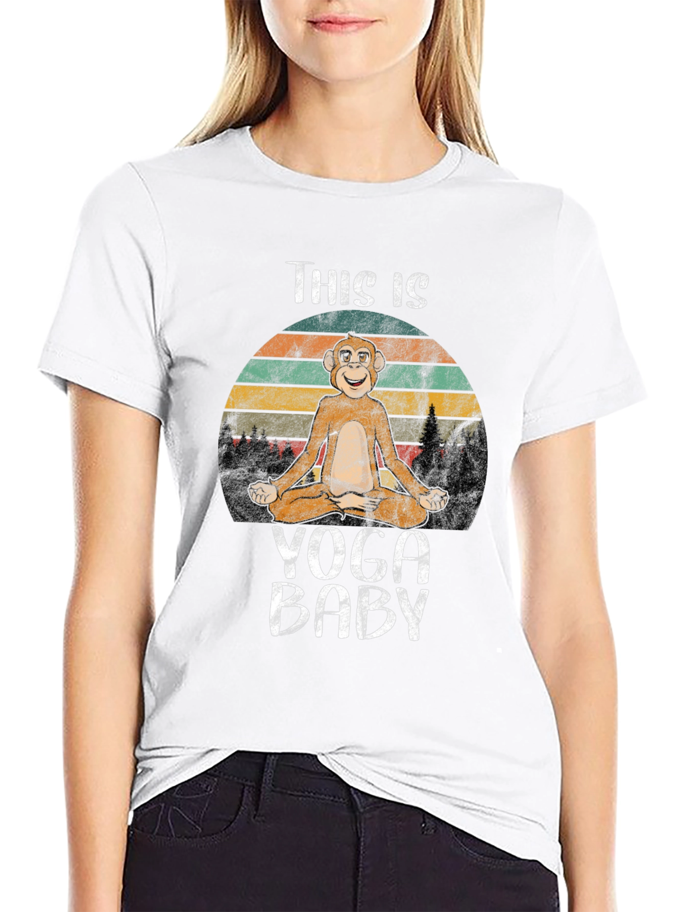 Yoga Monkey T-Shirt: Zen Baby Tee