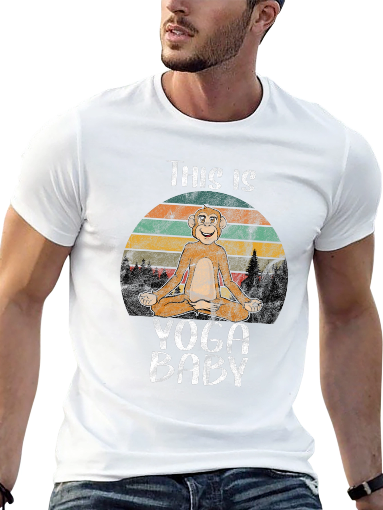 Yoga Monkey T-Shirt: Zen Baby Tee