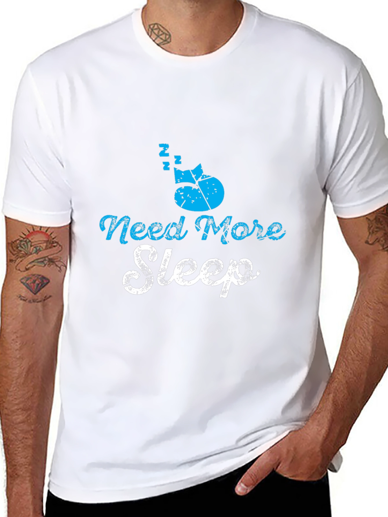 Need More Sleep T-Shirt - Soft Cotton Blend