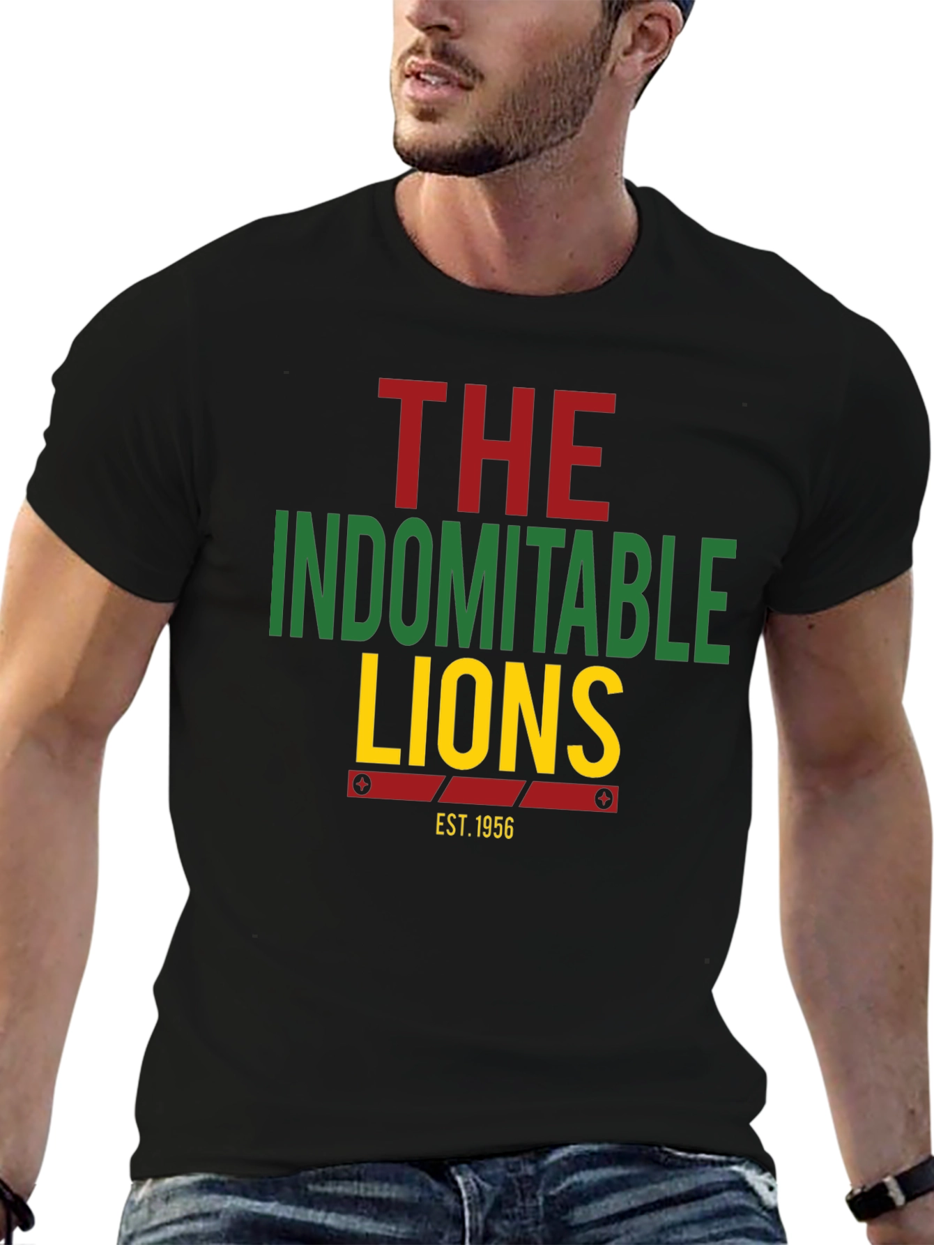 The Indomitable Lions Black T-Shirt