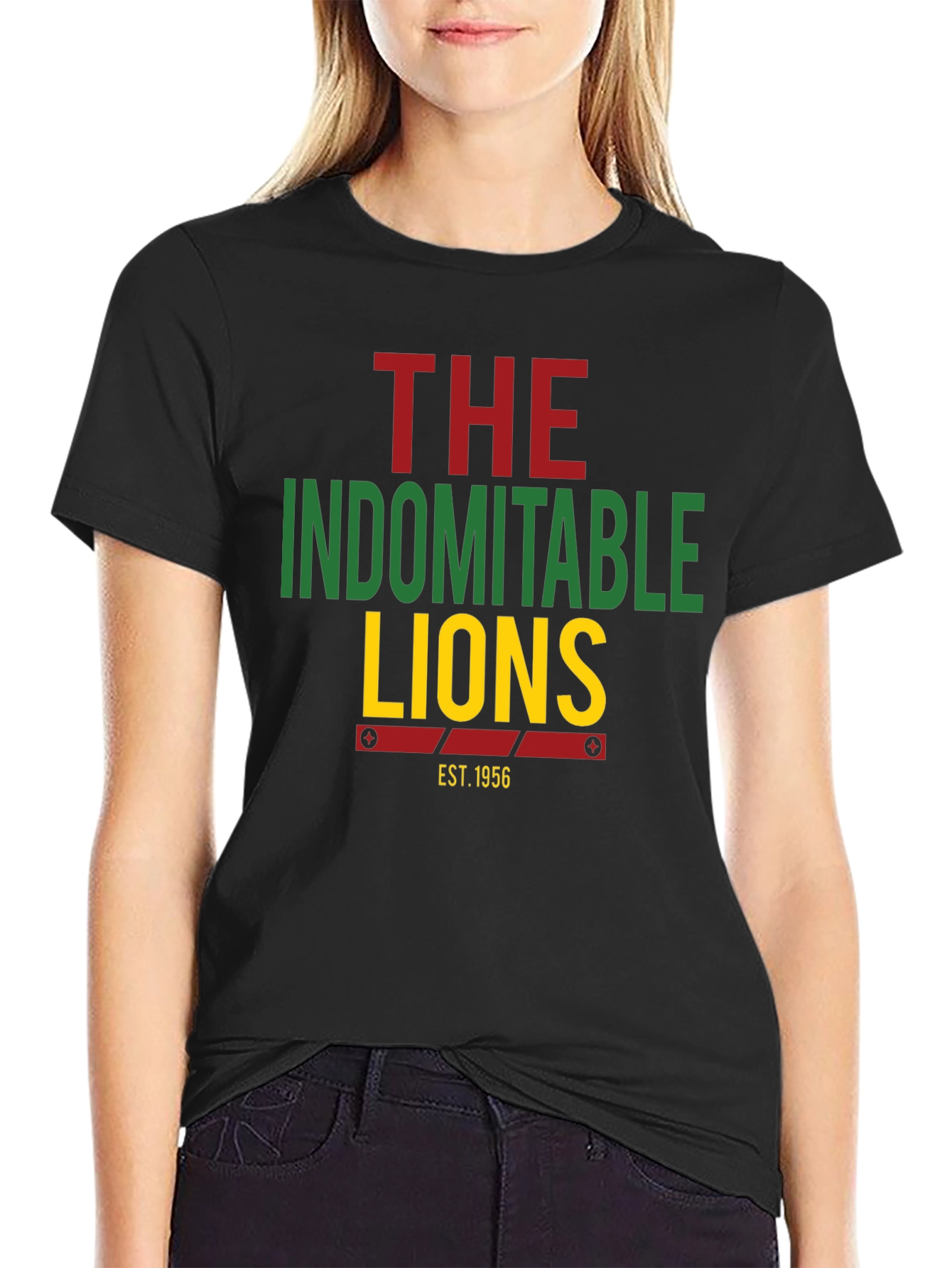 The Indomitable Lions Black T-Shirt