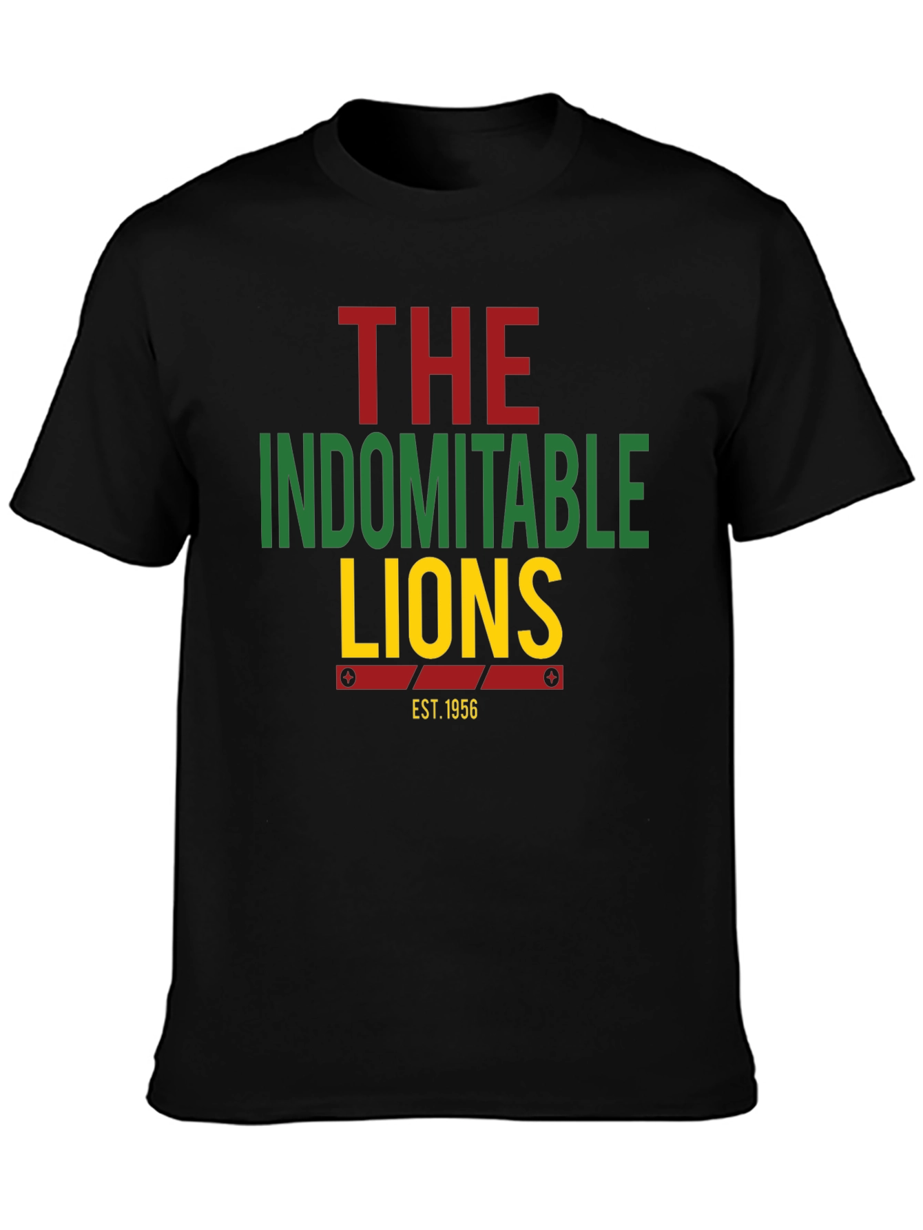The Indomitable Lions Black T-Shirt