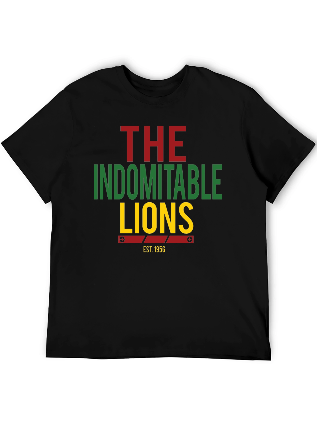 The Indomitable Lions Black T-Shirt