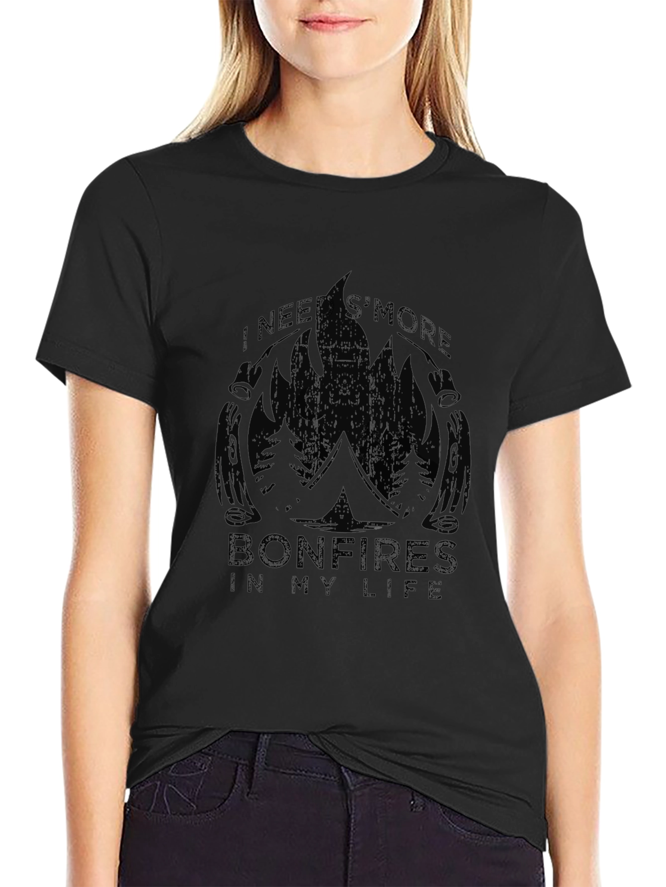 Bonfire Smores T-Shirt - Camping & Outdoors