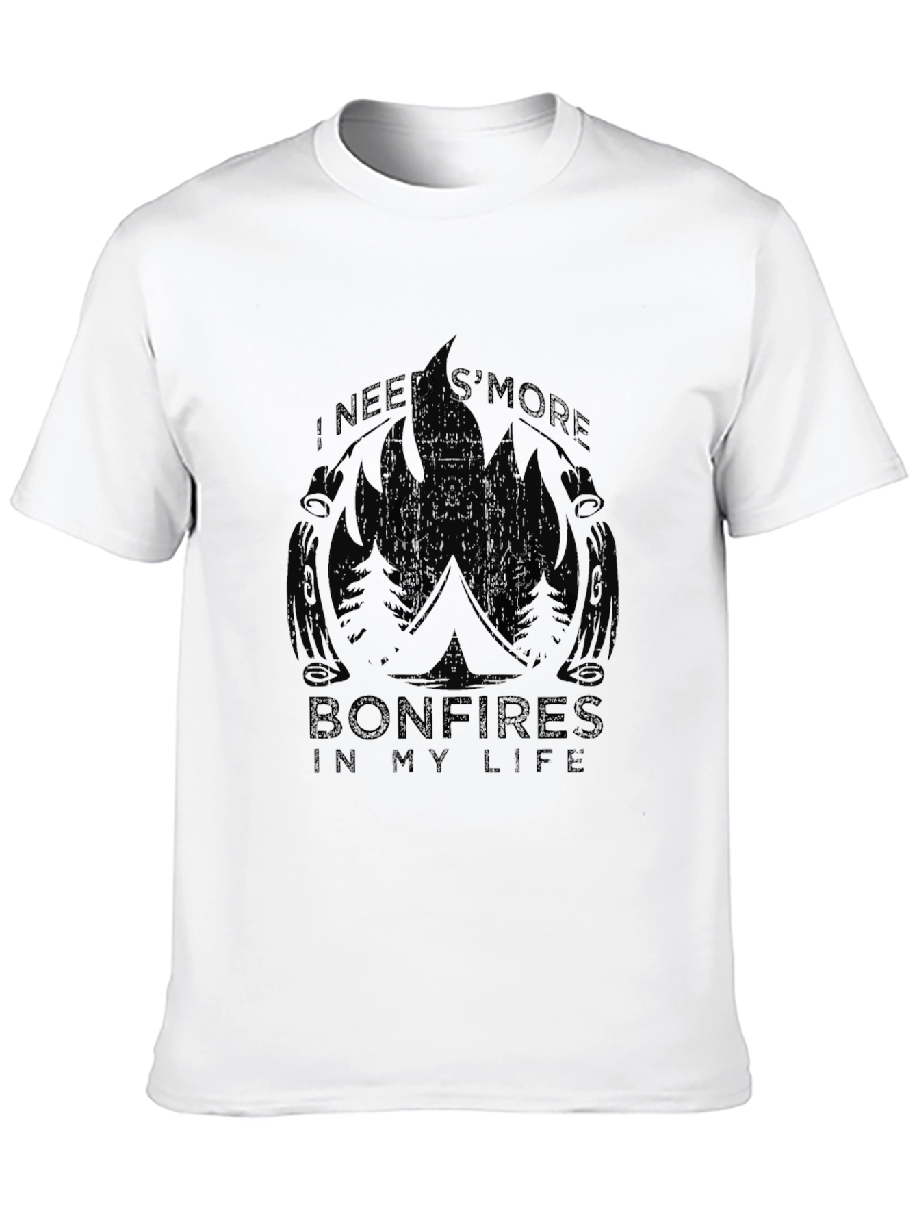 Bonfire Smores T-Shirt - Camping & Outdoors