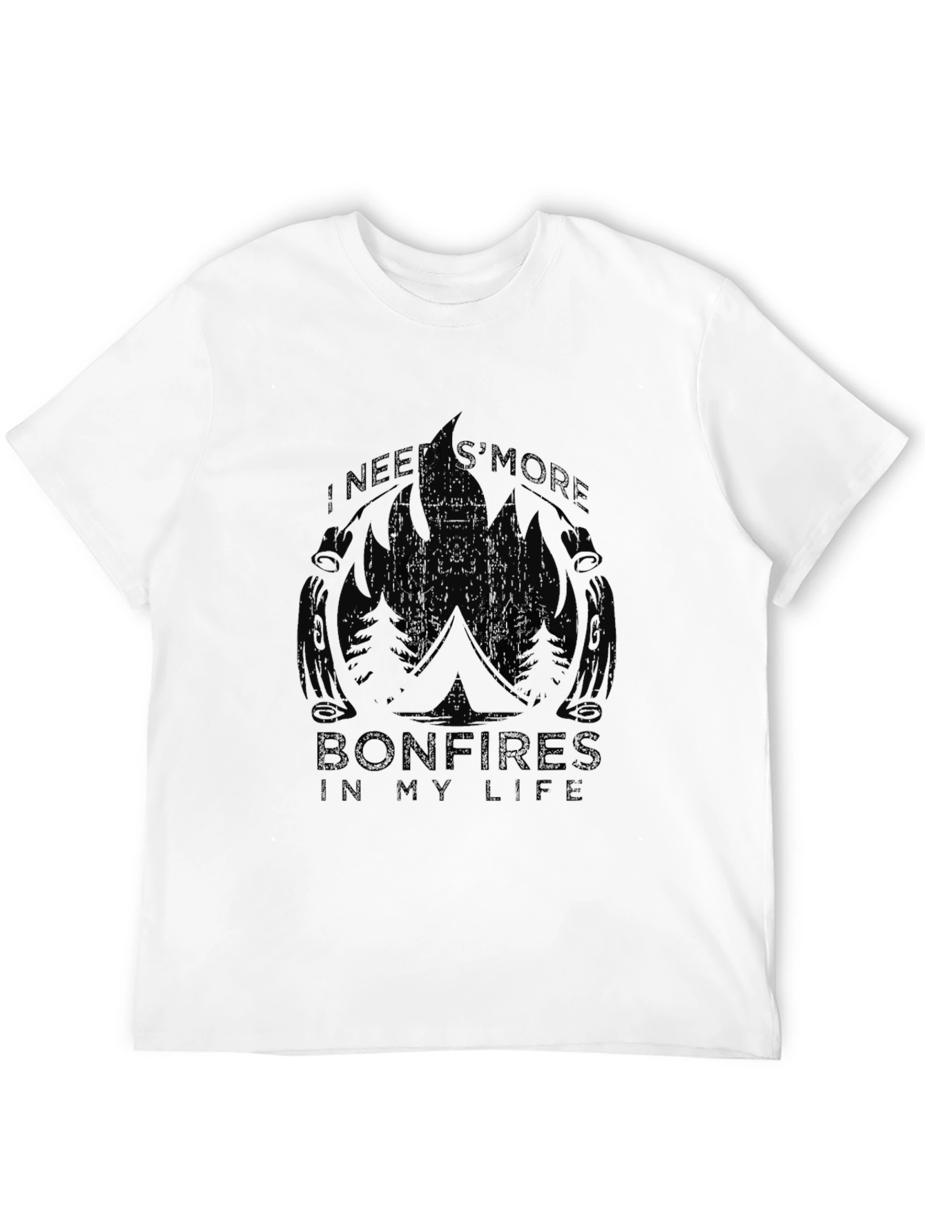 Bonfire Smores T-Shirt - Camping & Outdoors