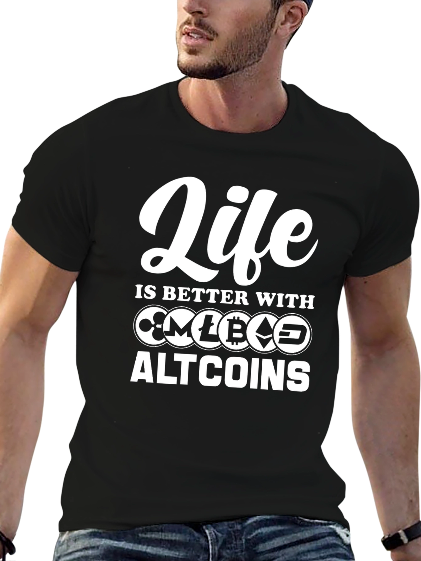 Crypto Altcoins T-Shirt - Life Is Better With Altcoins