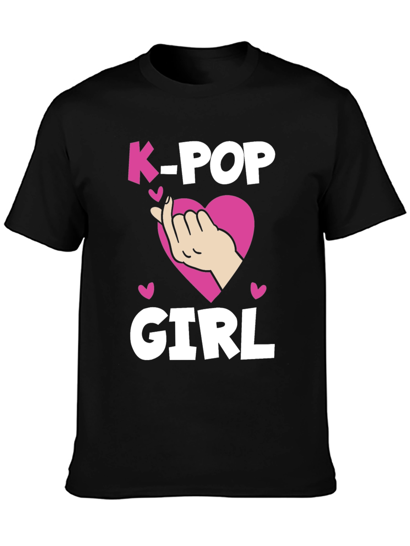 K-Pop Girl Heart T-Shirt