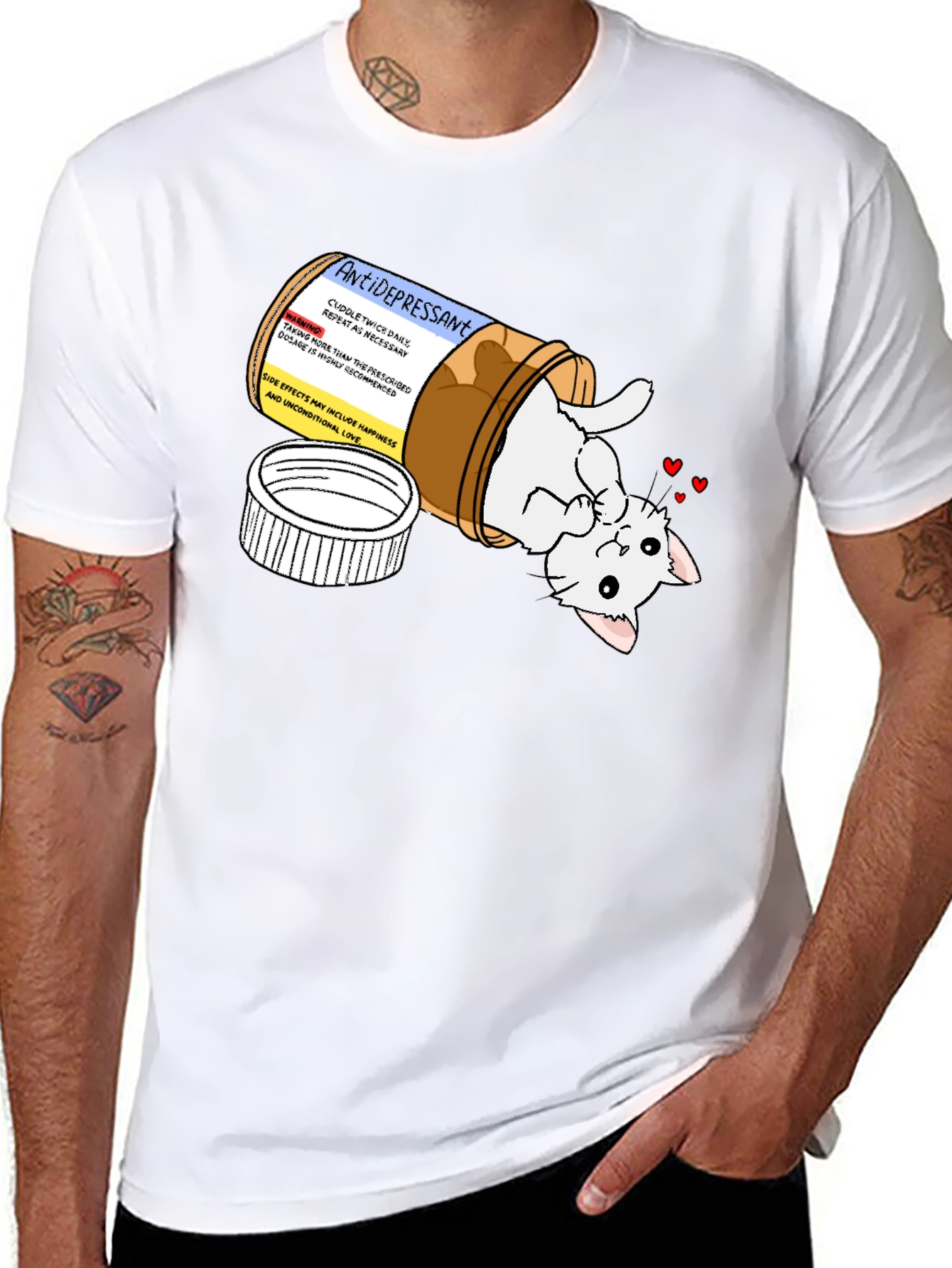 Antidepressant Cat T-Shirt