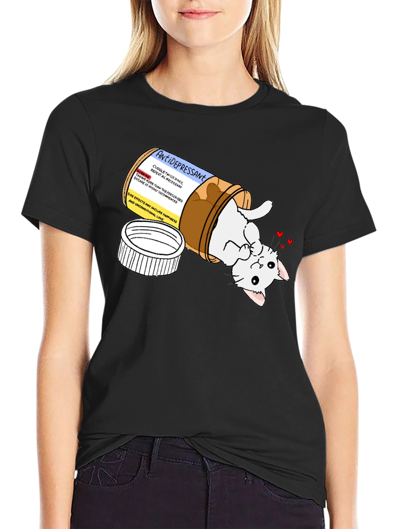 Antidepressant Cat T-Shirt