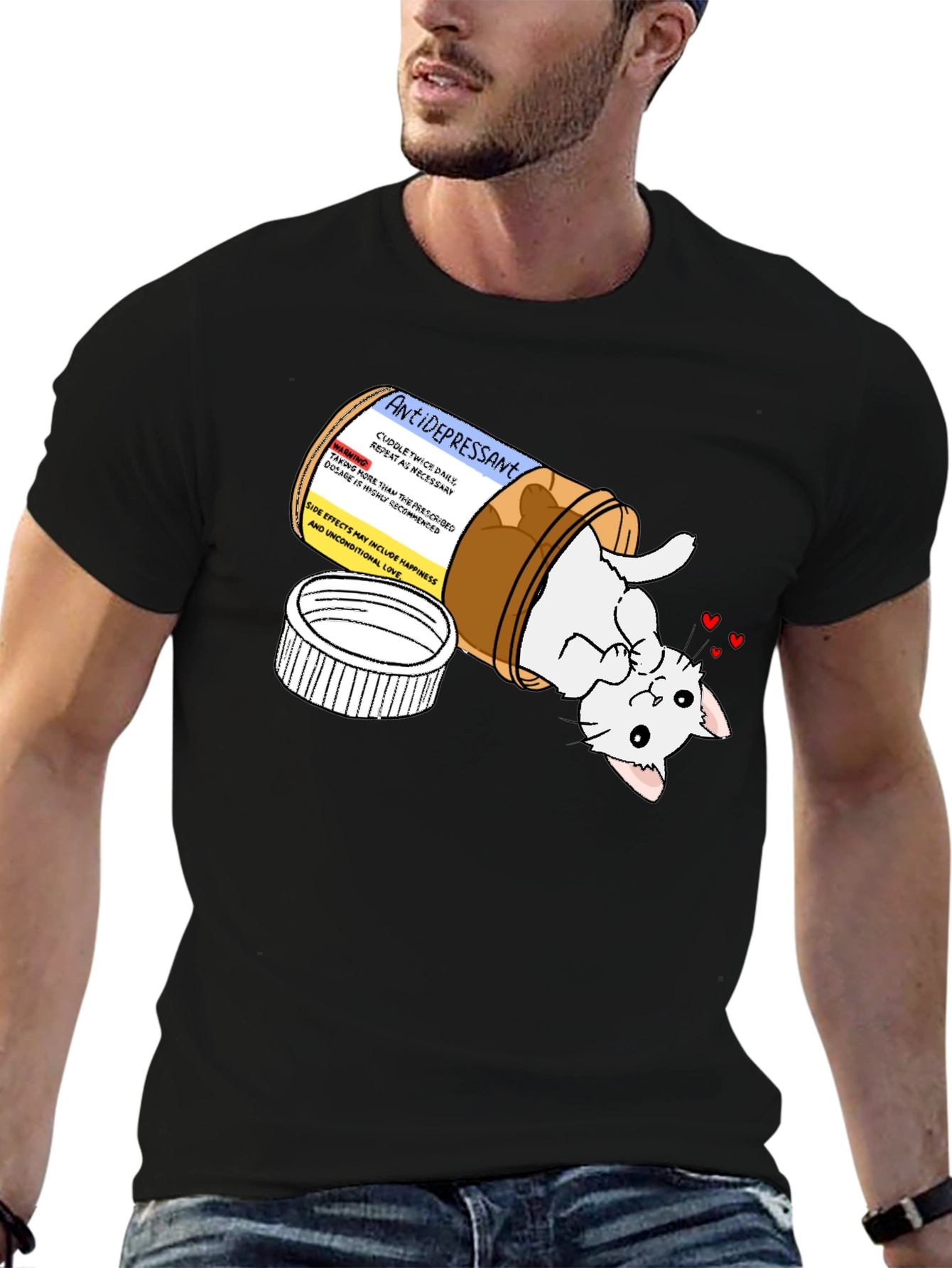 Antidepressant Cat T-Shirt
