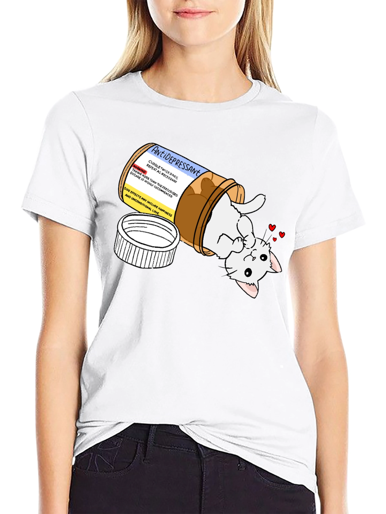 Antidepressant Cat T-Shirt