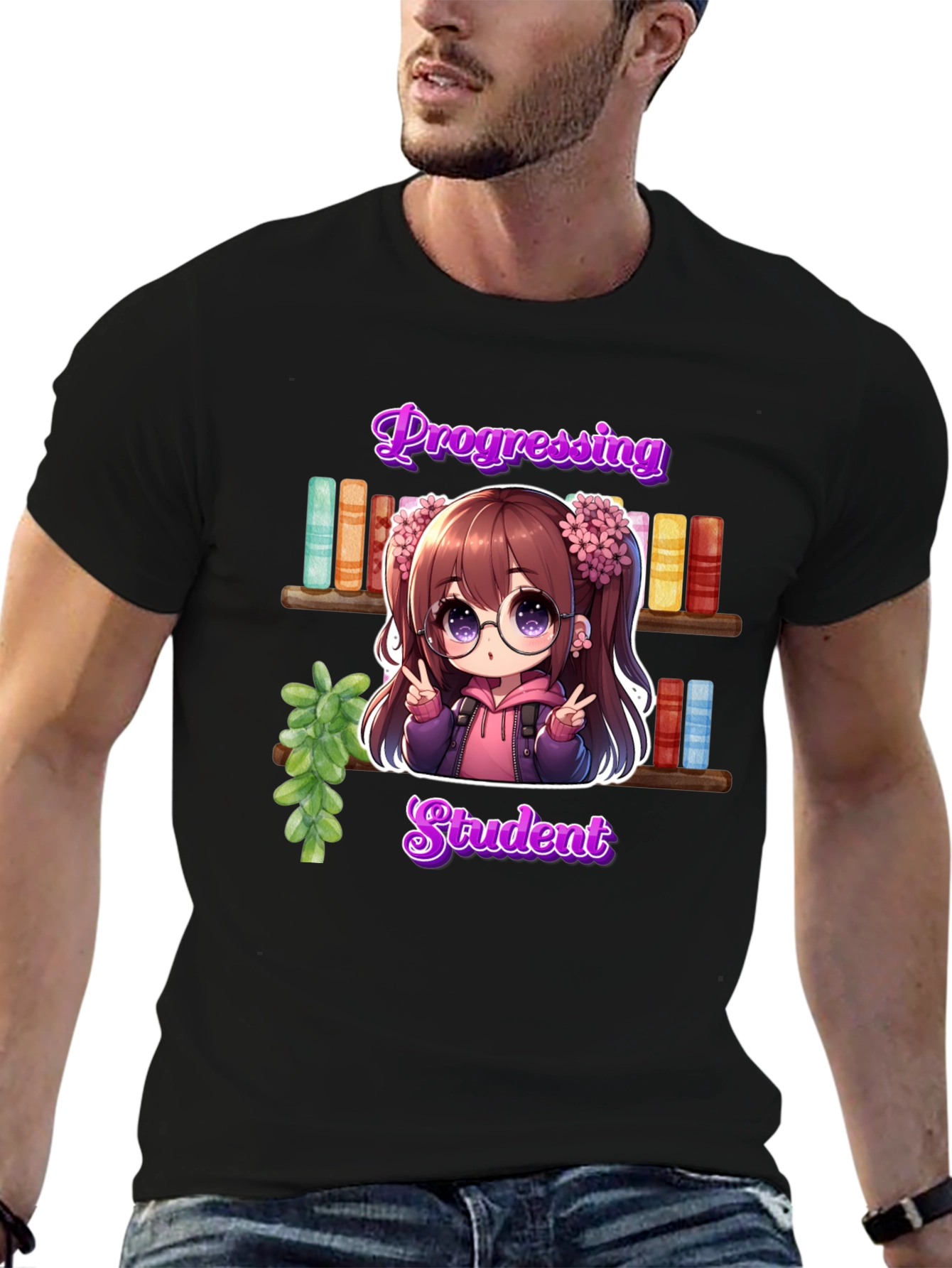 Progressing Student Anime T-Shirt