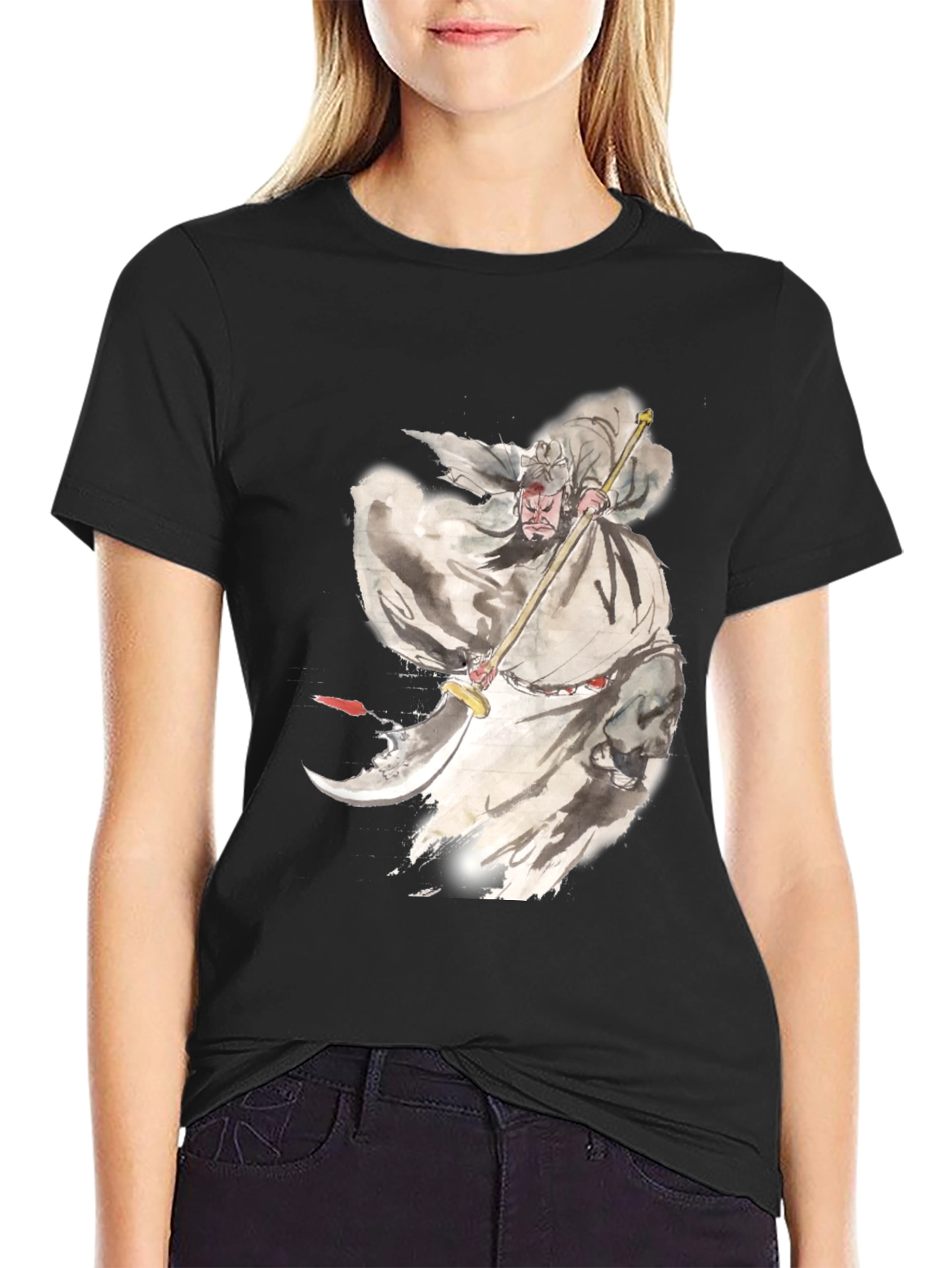Warrior Ink Art Black T-Shirt