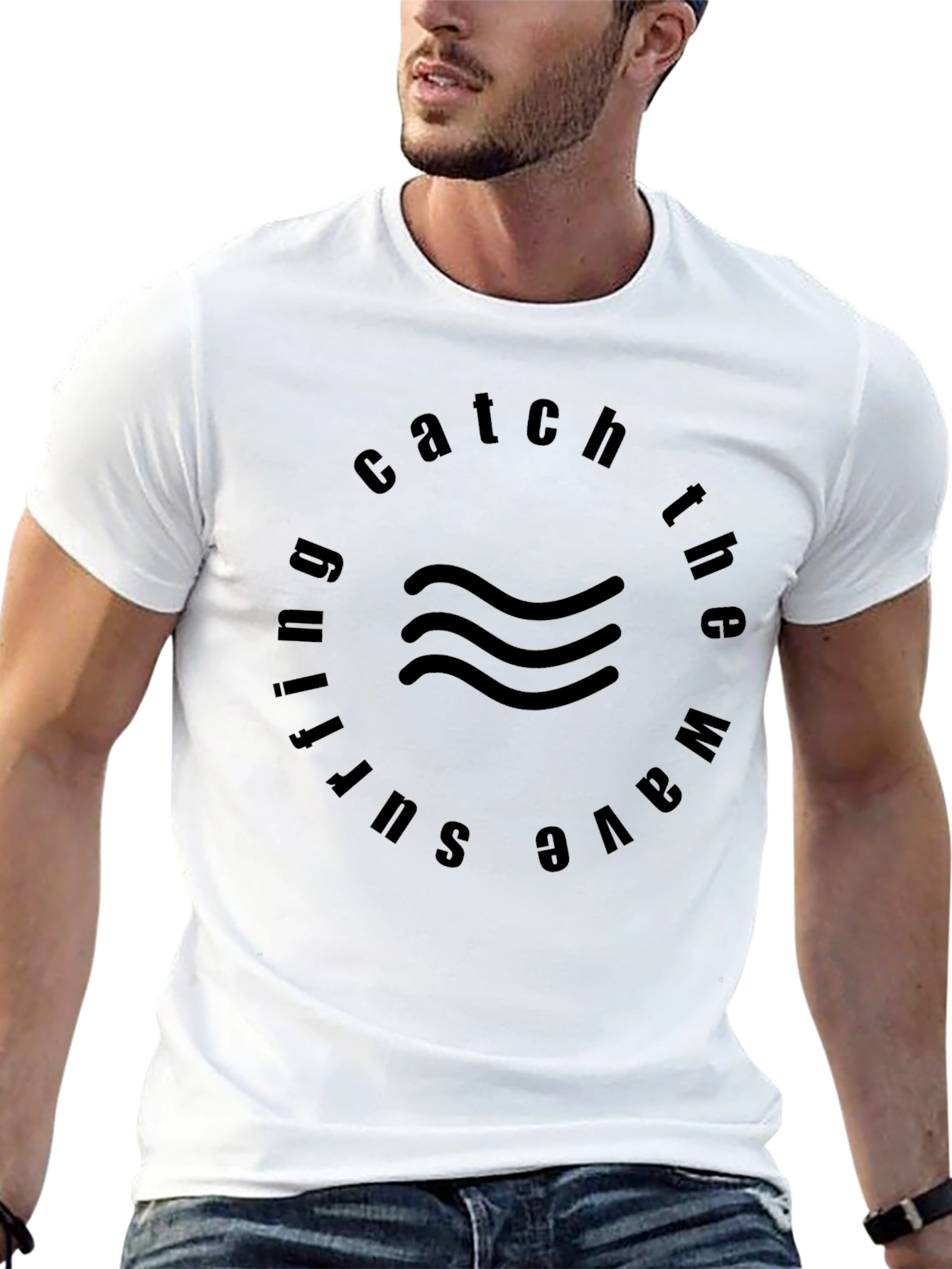Catch the Wave Surfing Tee