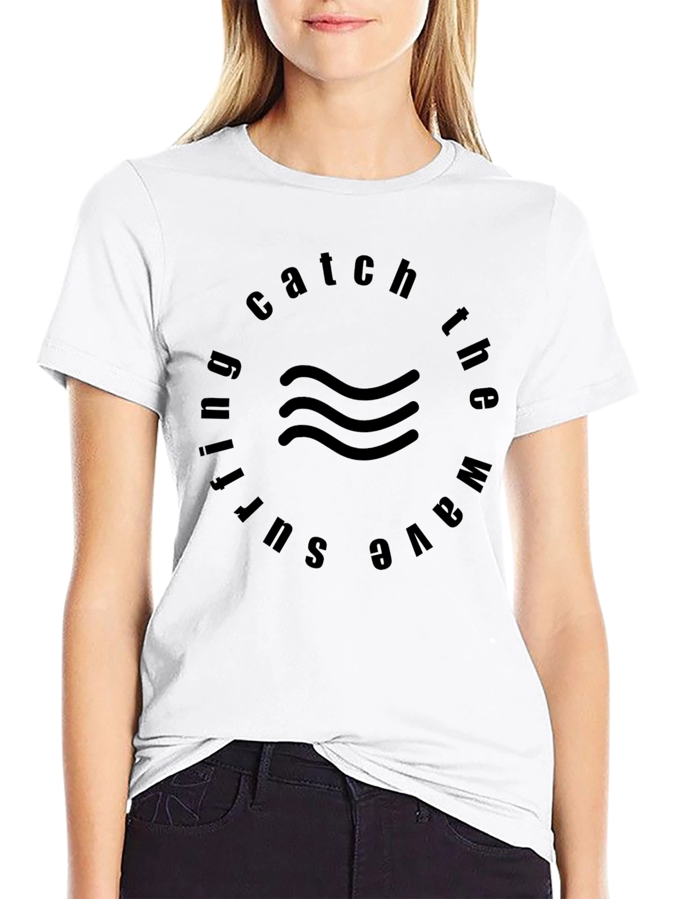 Catch the Wave Surfing Tee