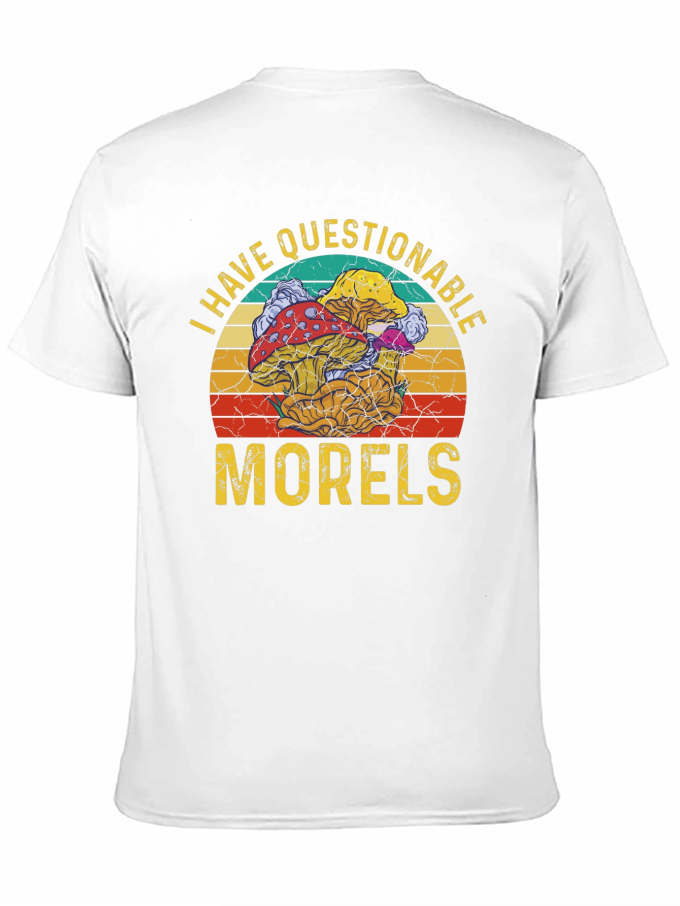 Questionable Morels T-Shirt - Funny Mushroom Graphic Tee