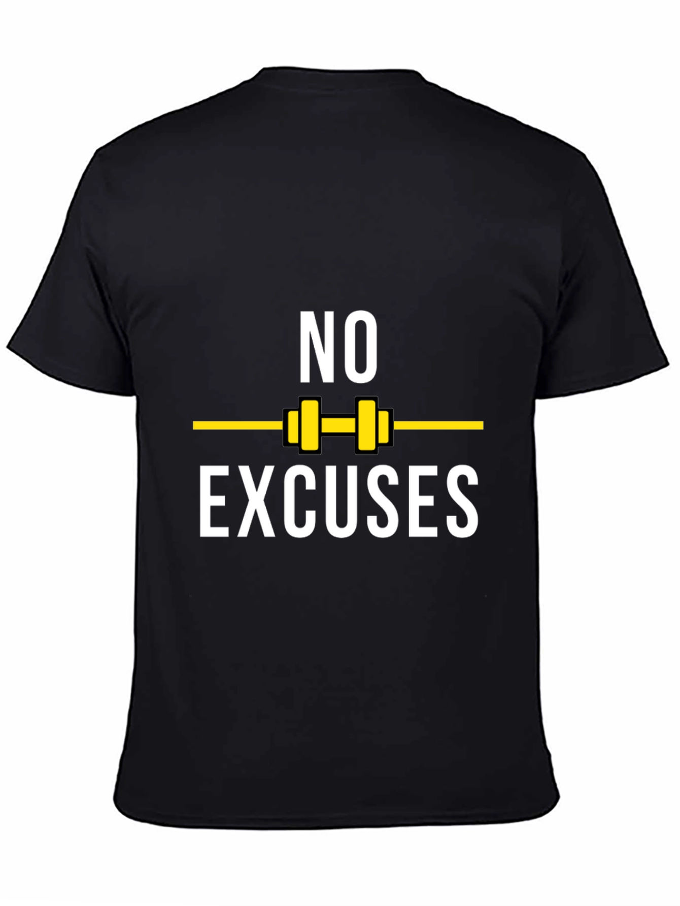 No Excuses Fitness T-Shirt - Gym Motivation