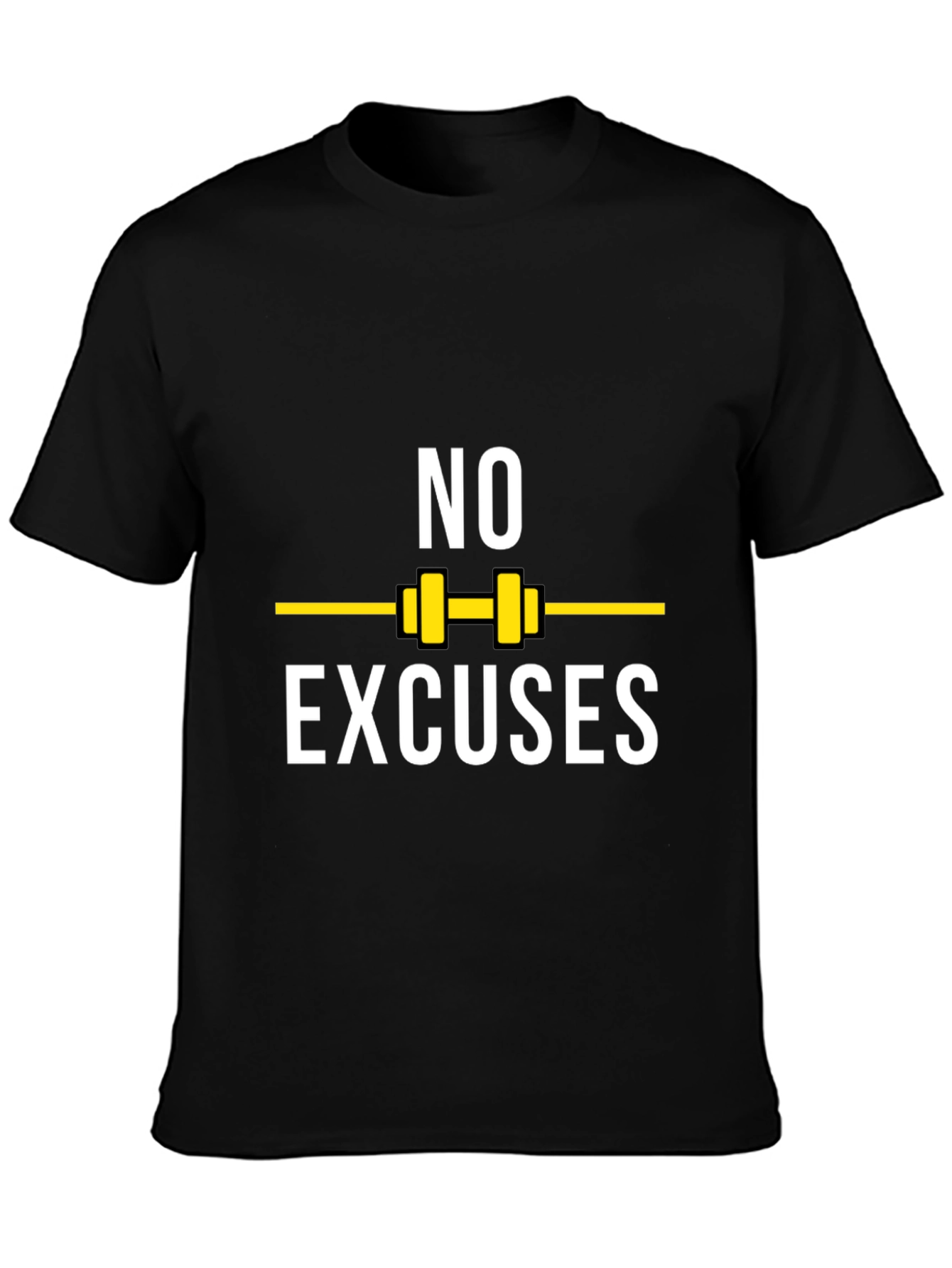 No Excuses Fitness T-Shirt - Gym Motivation