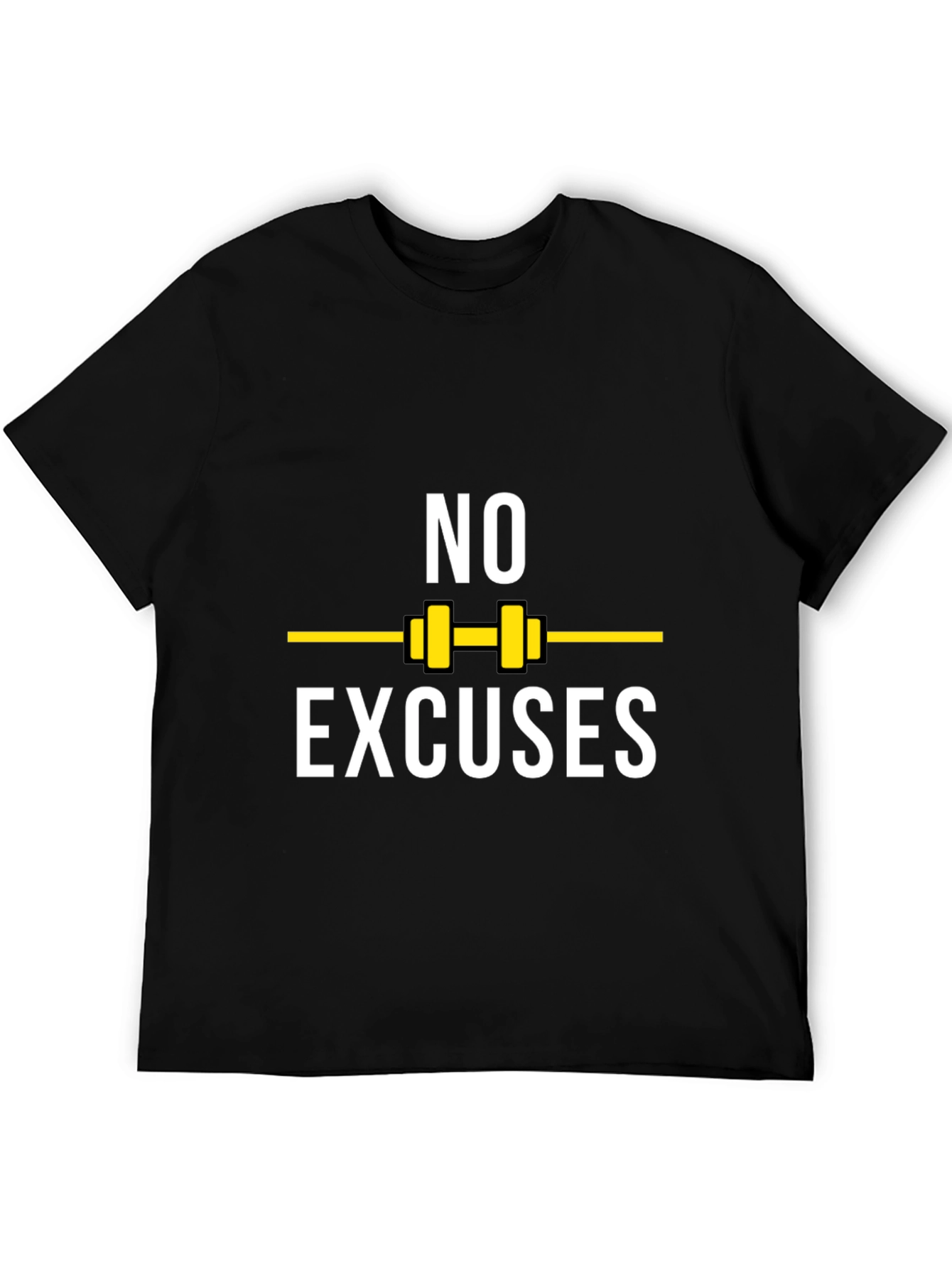 No Excuses Fitness T-Shirt - Gym Motivation