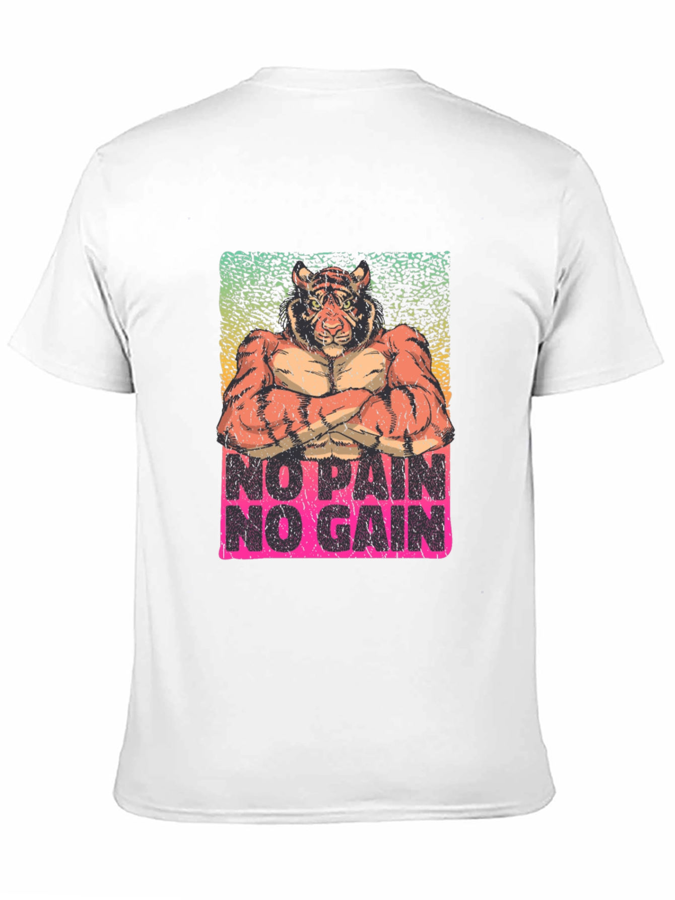 No Pain No Gain Tiger Graphic Tee
