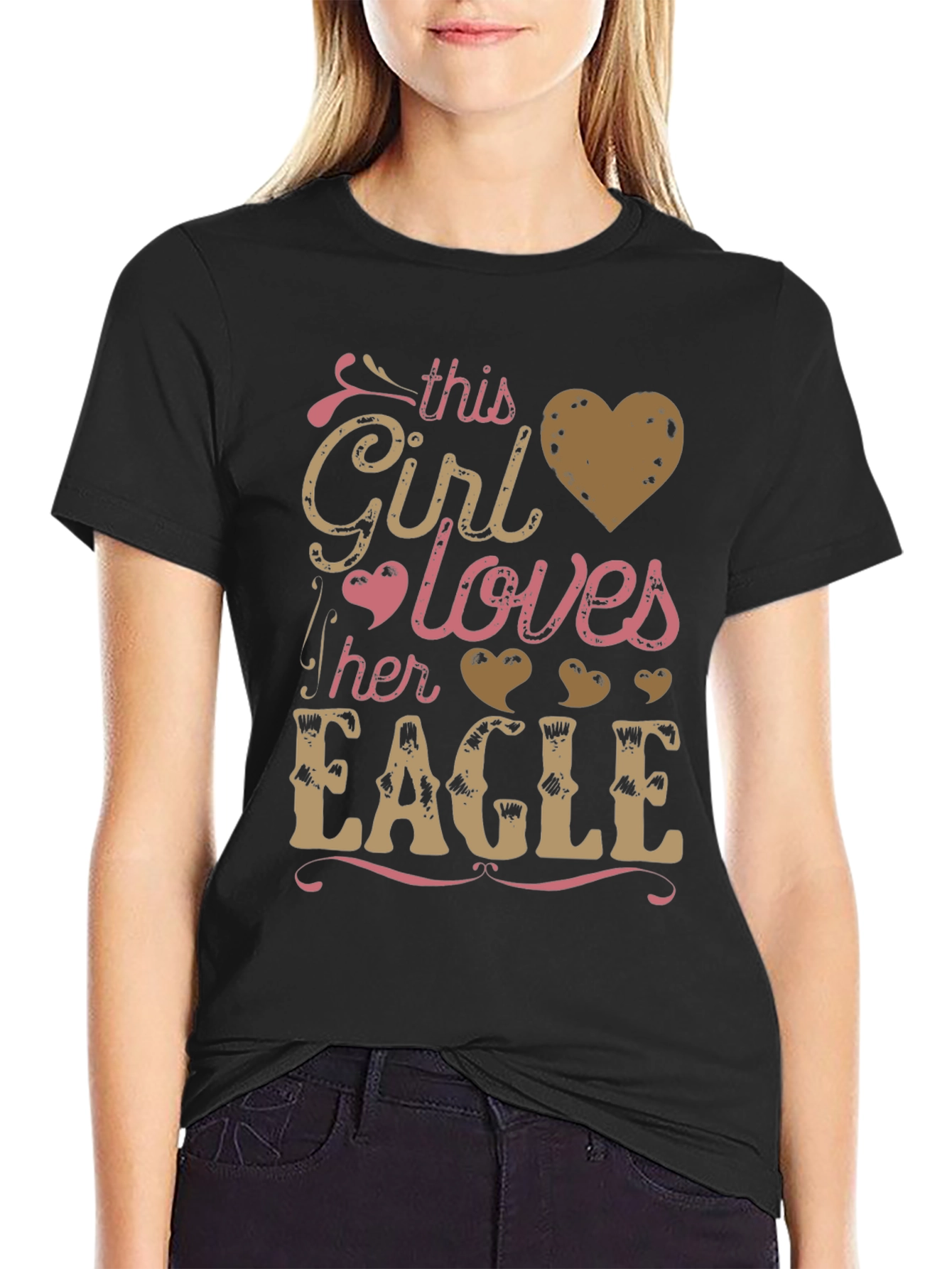 Girl Loves Eagles T-Shirt