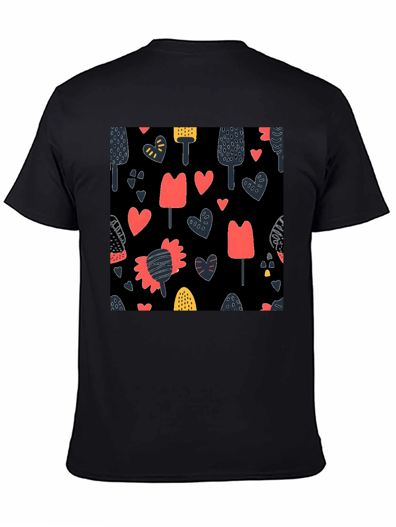 Modern Art Black T-Shirt